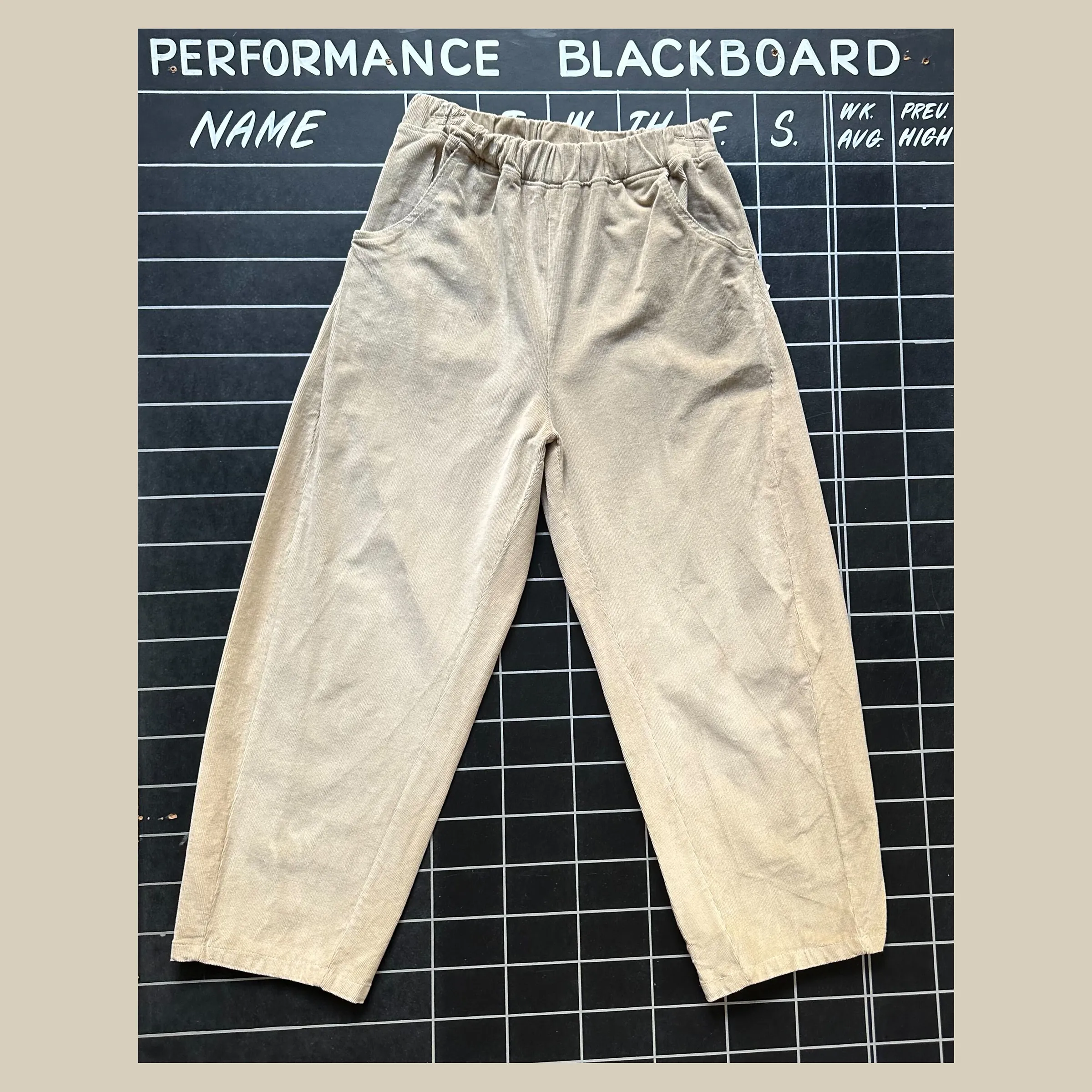 CUB Brett Pants, cream corduroy