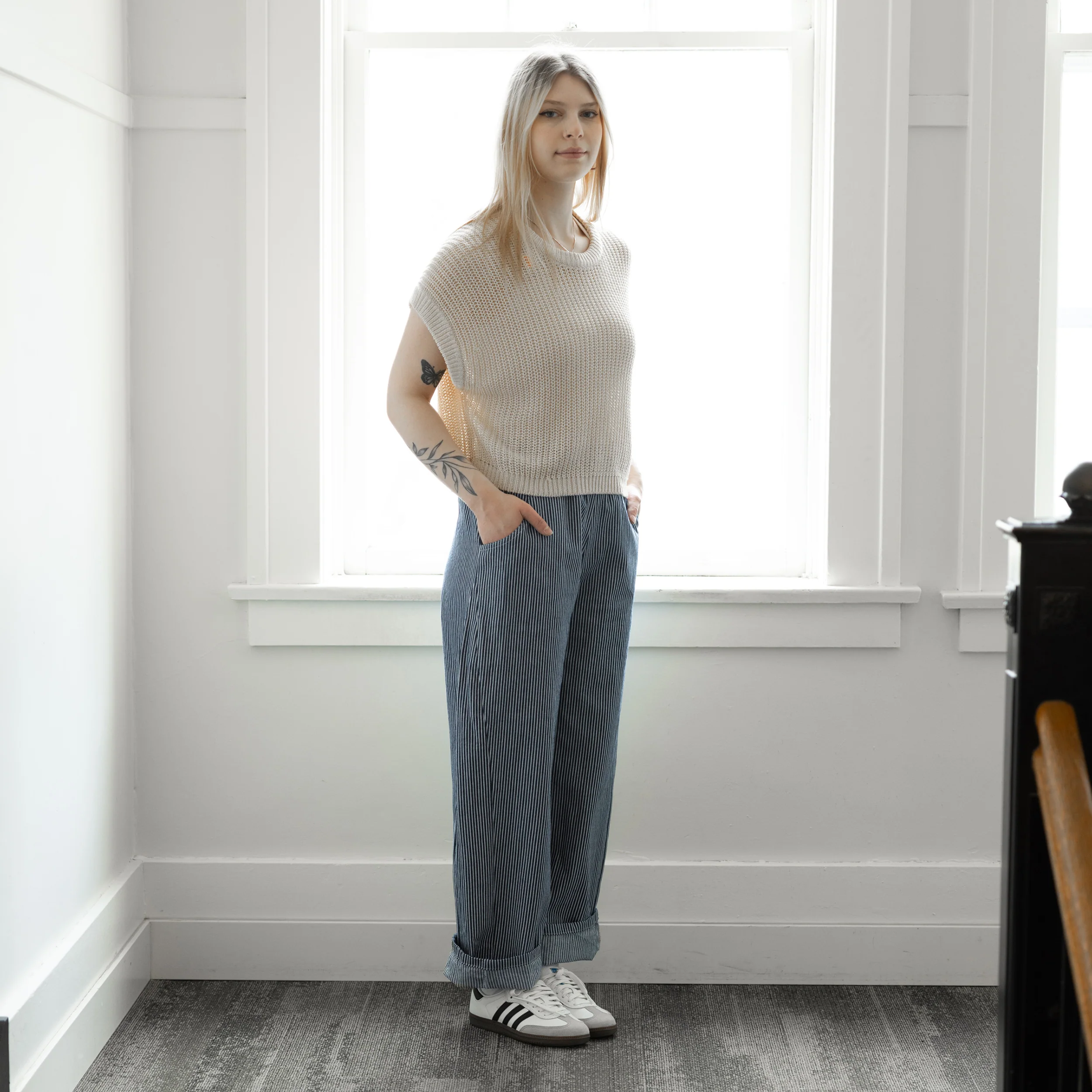 CUB Brett Pants (Long), engineer stripe