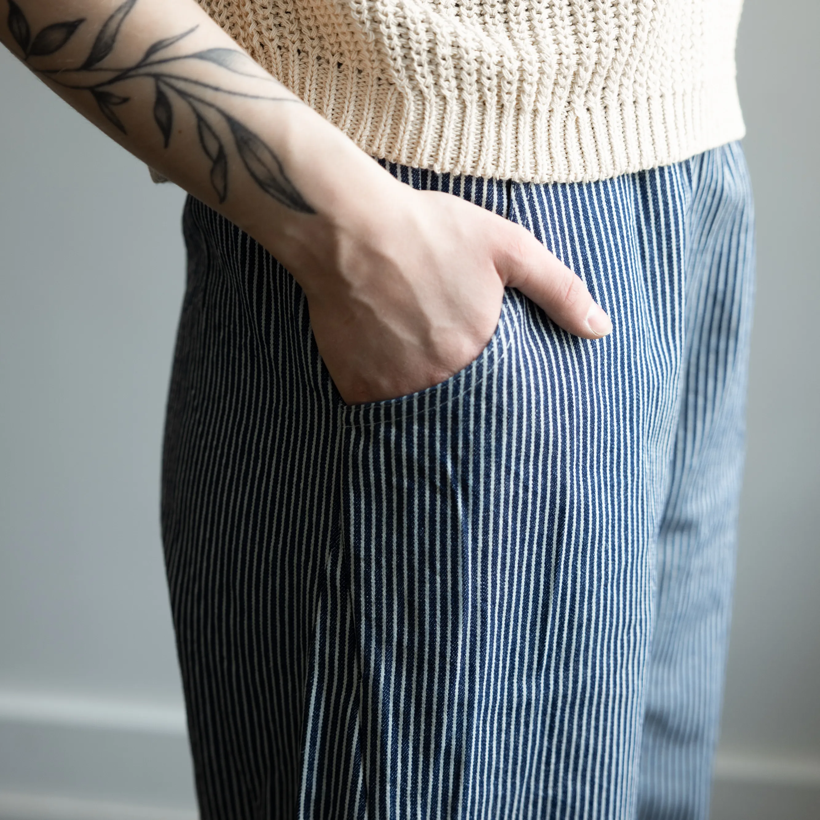 CUB Brett Pants (Long), engineer stripe - Image 2