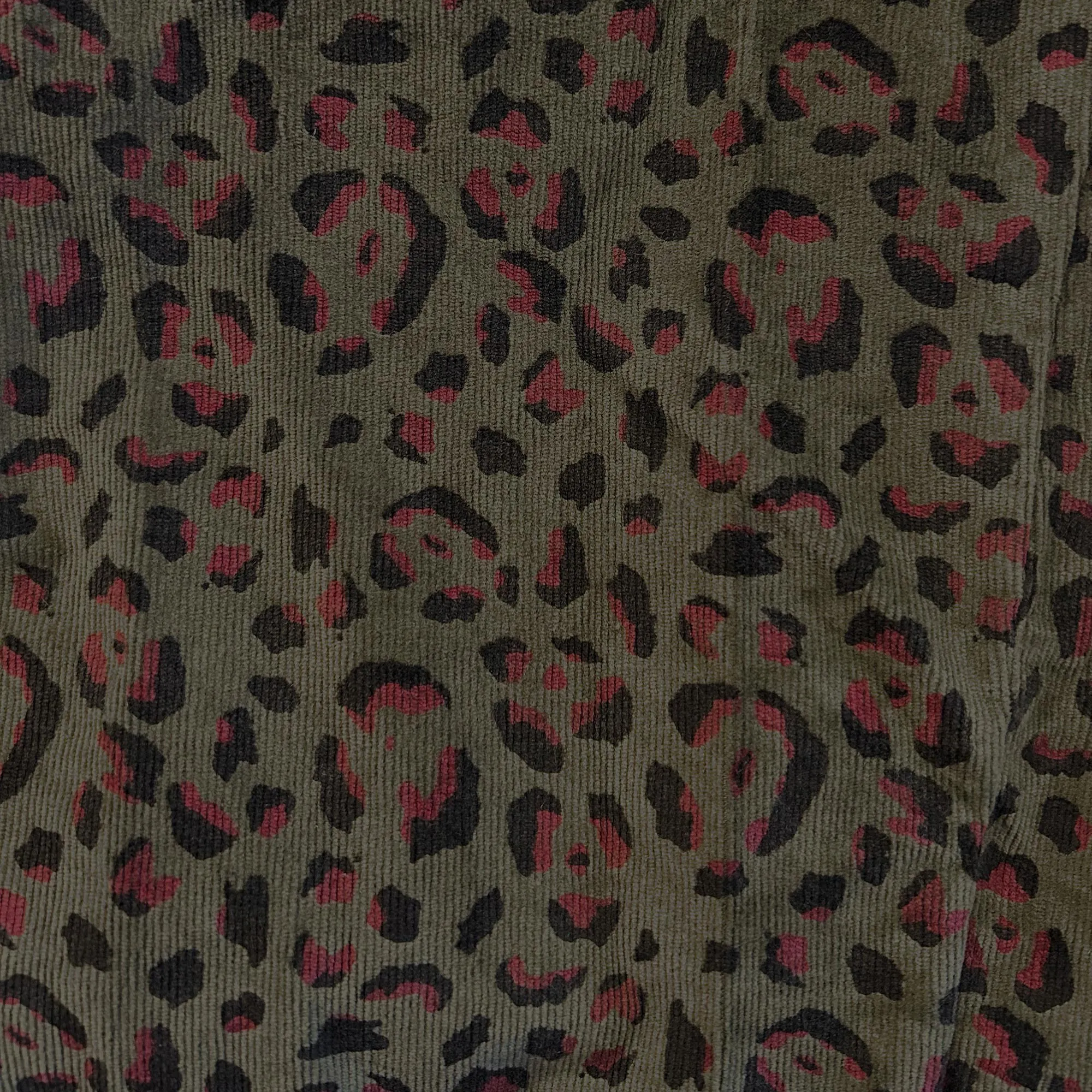 CUB Brett Pants, olive leopard corduroy - Image 3