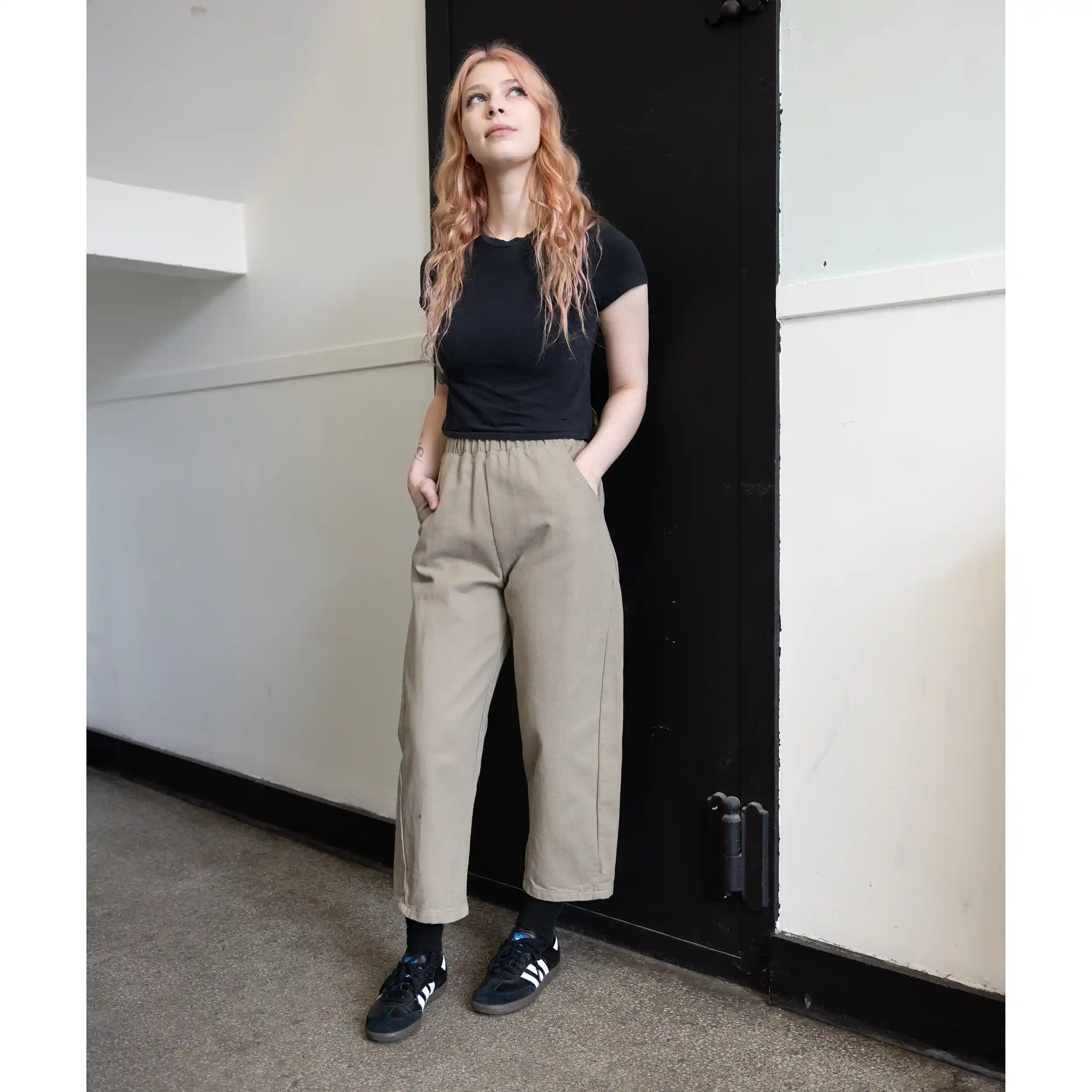 CUB Brett Pants, taupe bull denim