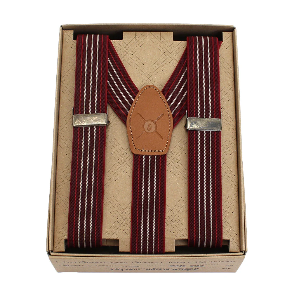 Cursor & Thread Dublin 1" Suspenders, Dublin merlot