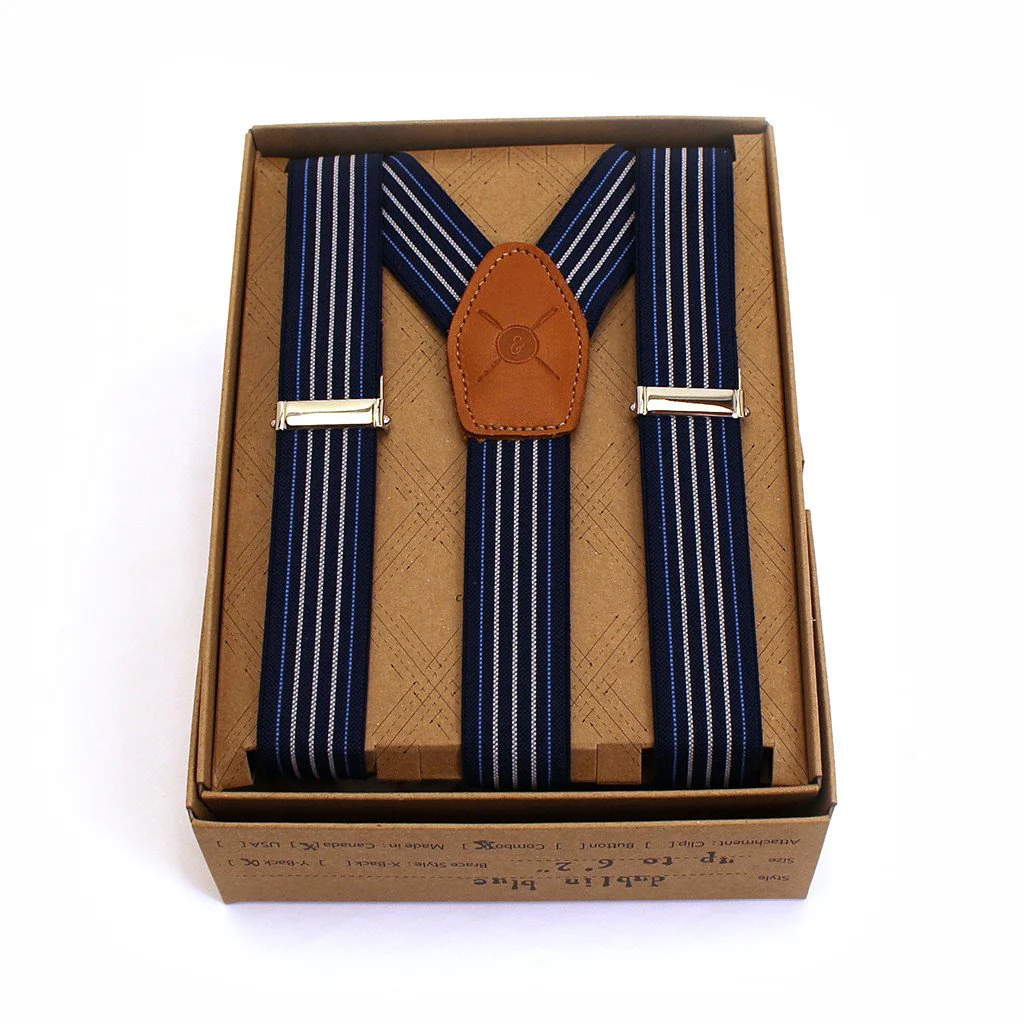 Cursor & Thread Dublin 1" Suspenders, navy