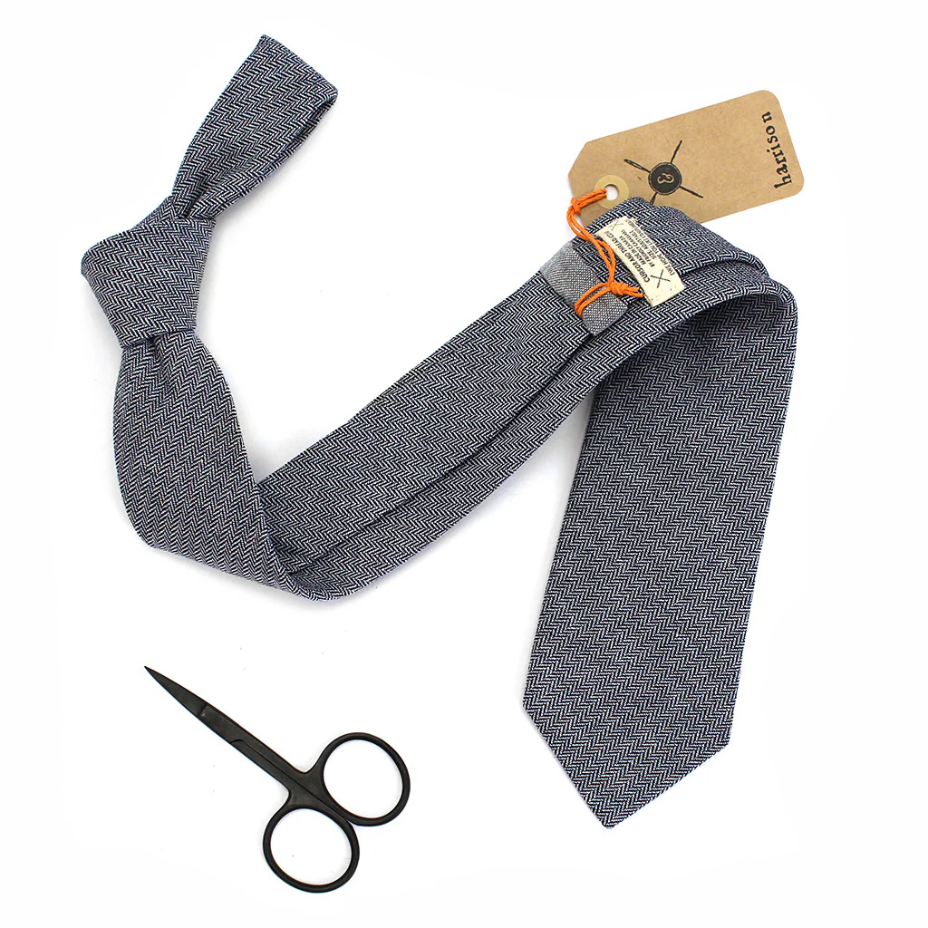 Cursor & Thread Harrison Herringbone neck tie