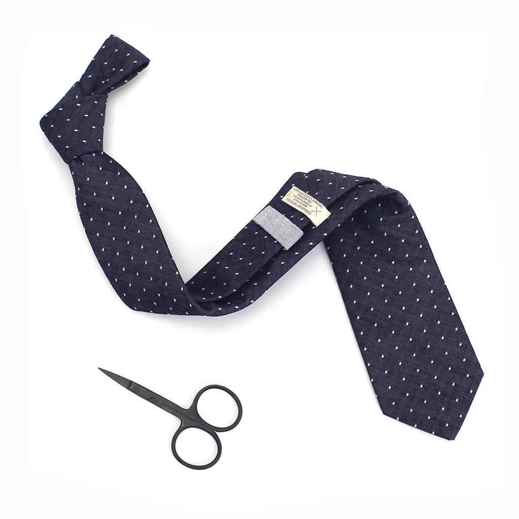 Cursor & Thread Henry Blue chambray neck tie