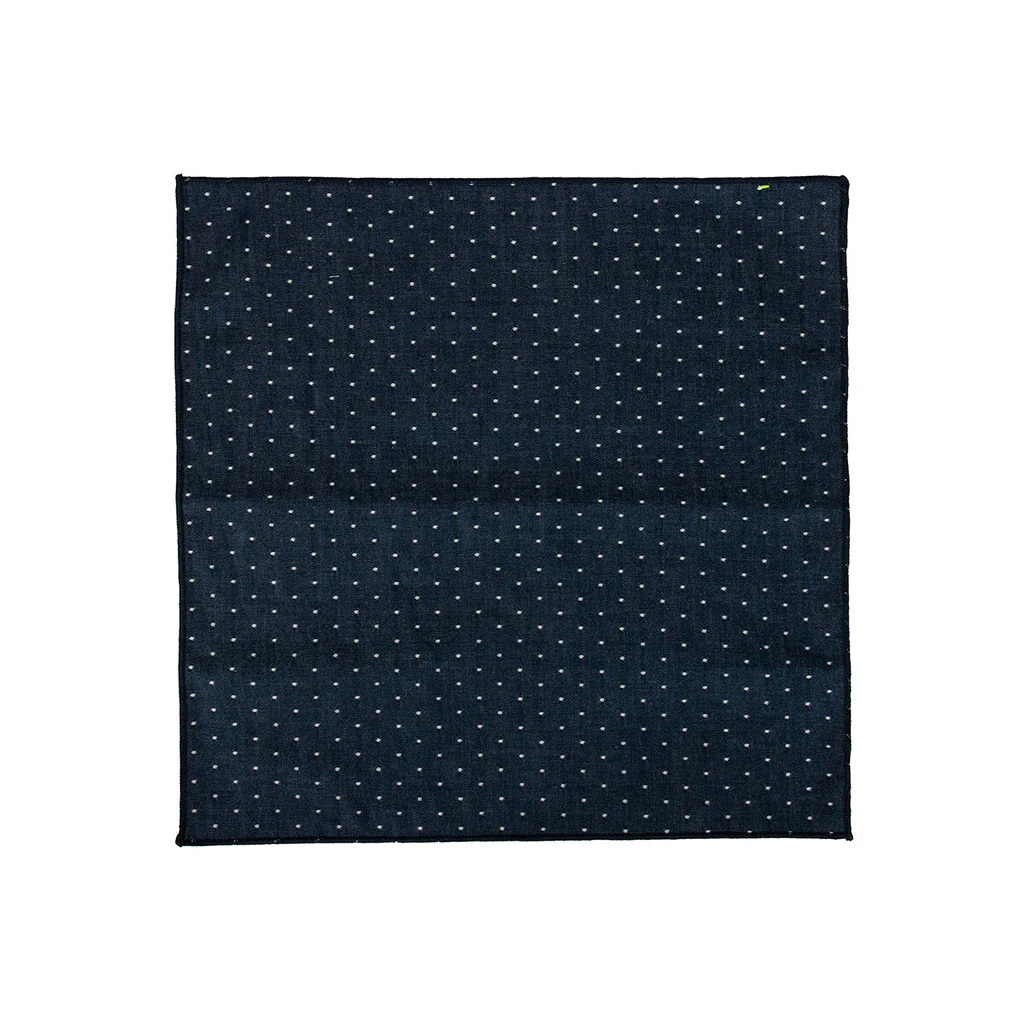 Cursor & Thread Henry Blue Dot pocket square