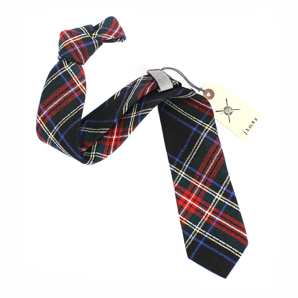 Cursor & Thread James plaid neck tie