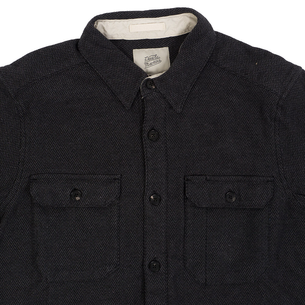 Deus Ex Machina Maxwell Dobby L/S Overshirt - Image 3