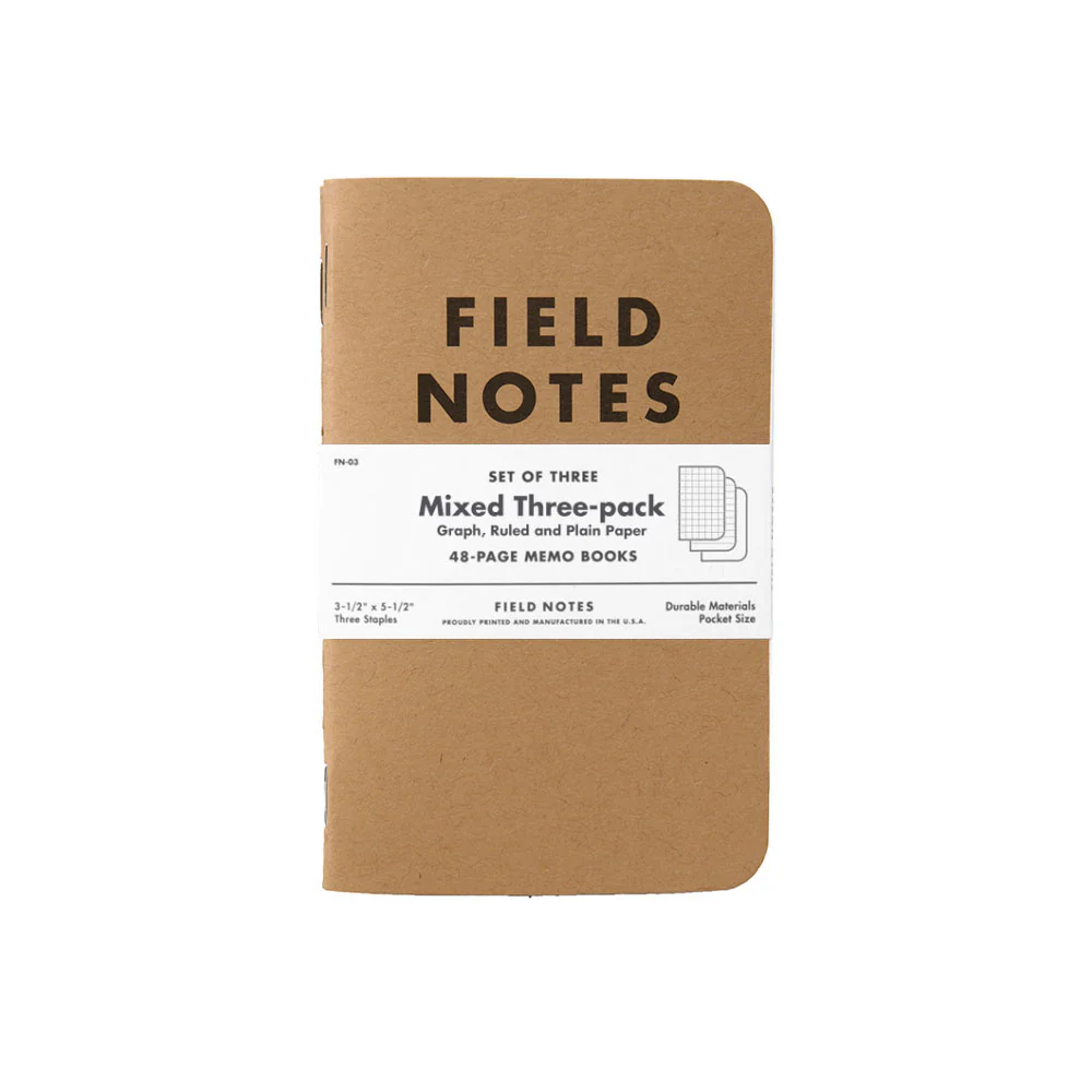 Field Notes 3-Pack Mixed Pack