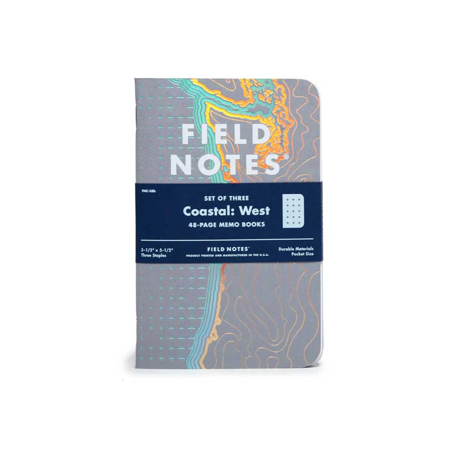 Field Notes Coastal (West) 3-Pack Notebooks