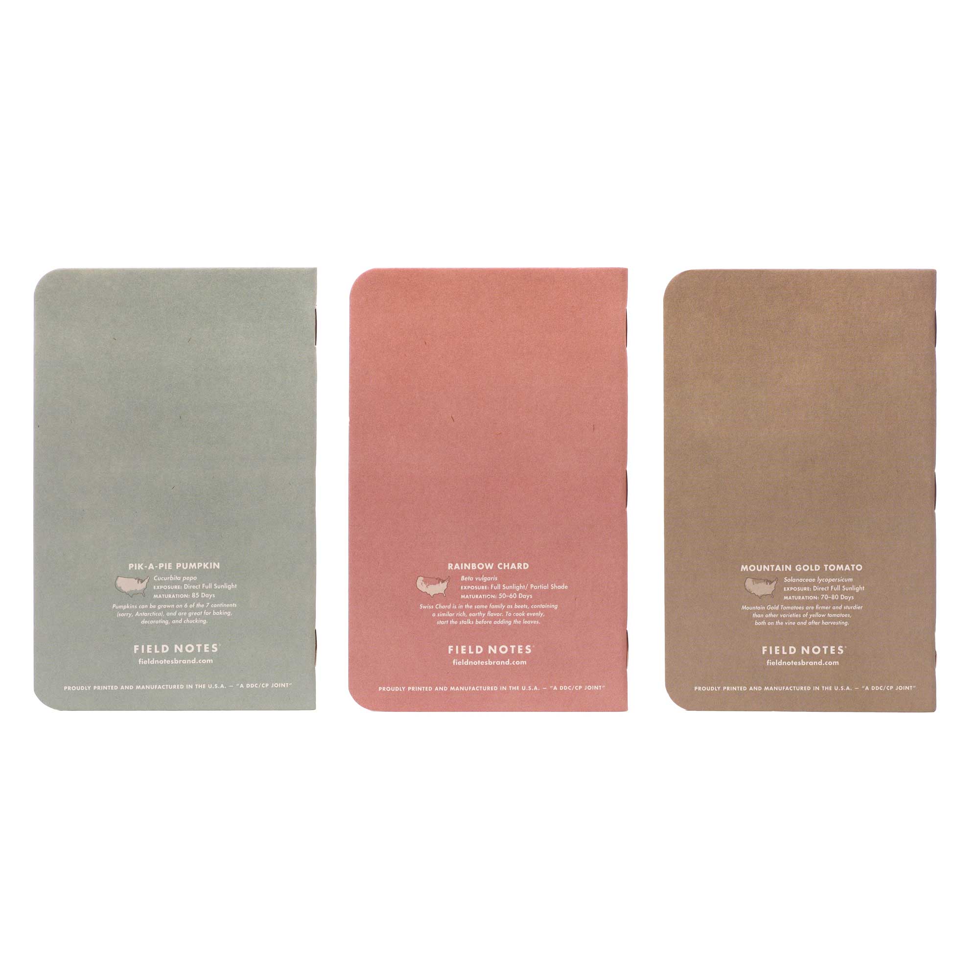 Field Notes Harvest Pack A (3-Pack, ruled dot paper) - Image 3
