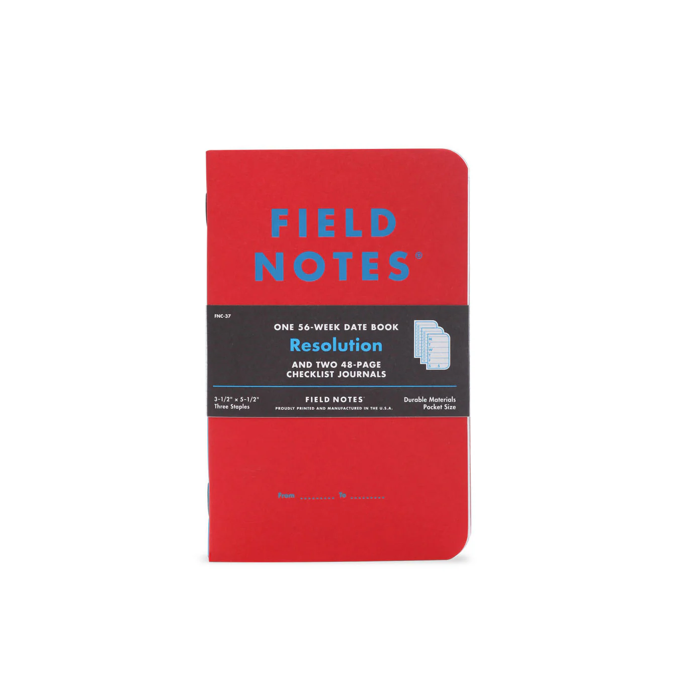 Field Notes Resolution Date Book + Checklist Journals