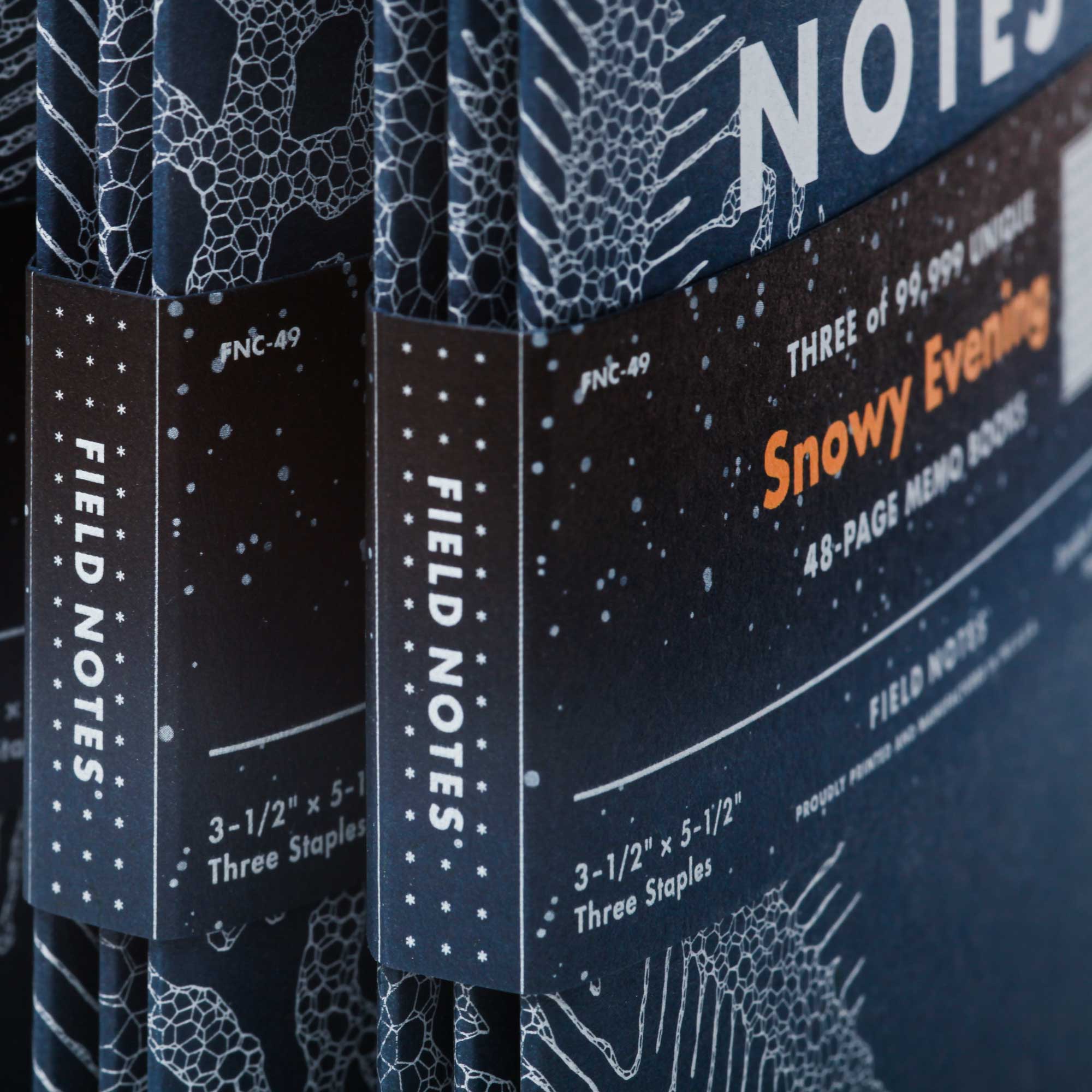 Field Notes Snowy Evening (3-Pack, Memo Books) - Image 3