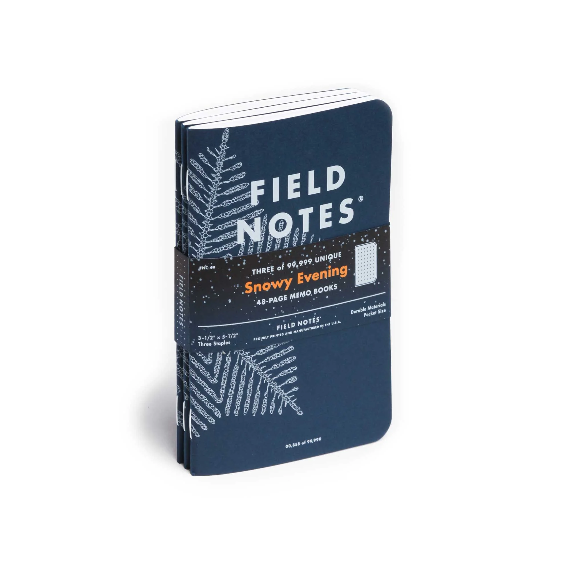 Field Notes Snowy Evening (3-Pack, Memo Books) - Image 4