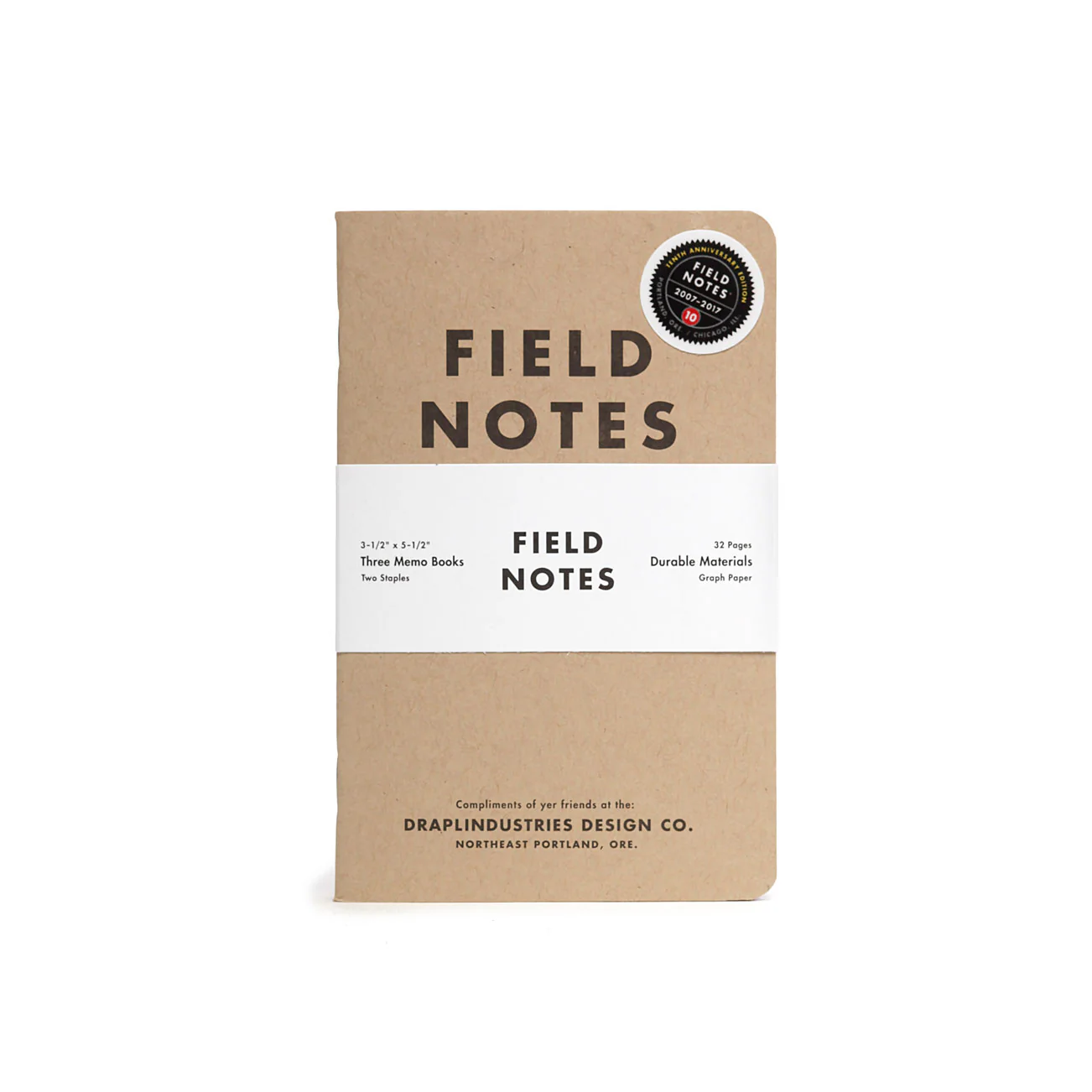 Field Notes Tenth Anniversary edition