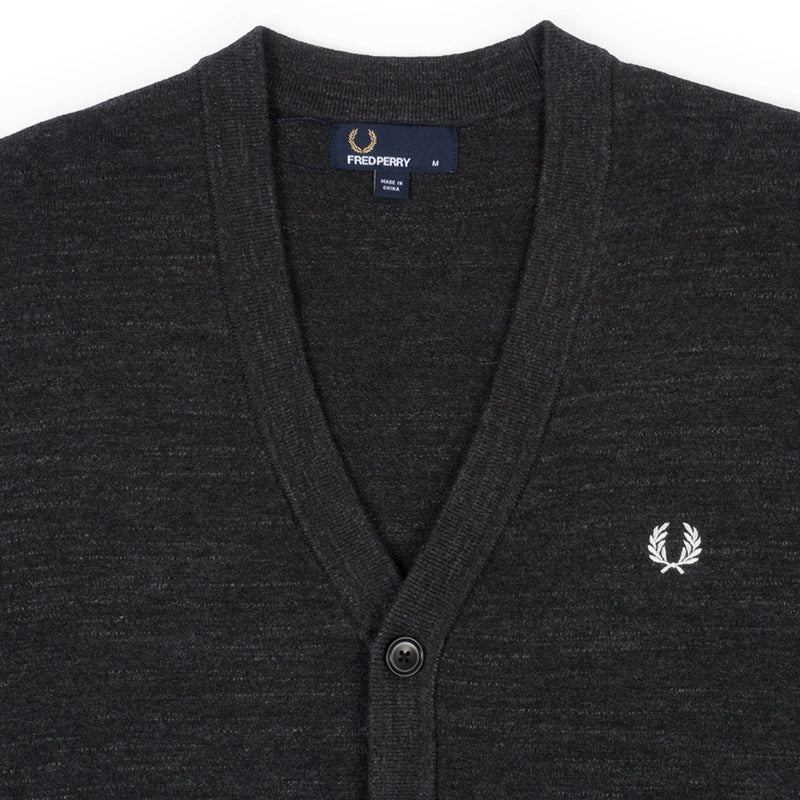 Fred Perry Budding Yarn Tipped Cardigan - Image 2