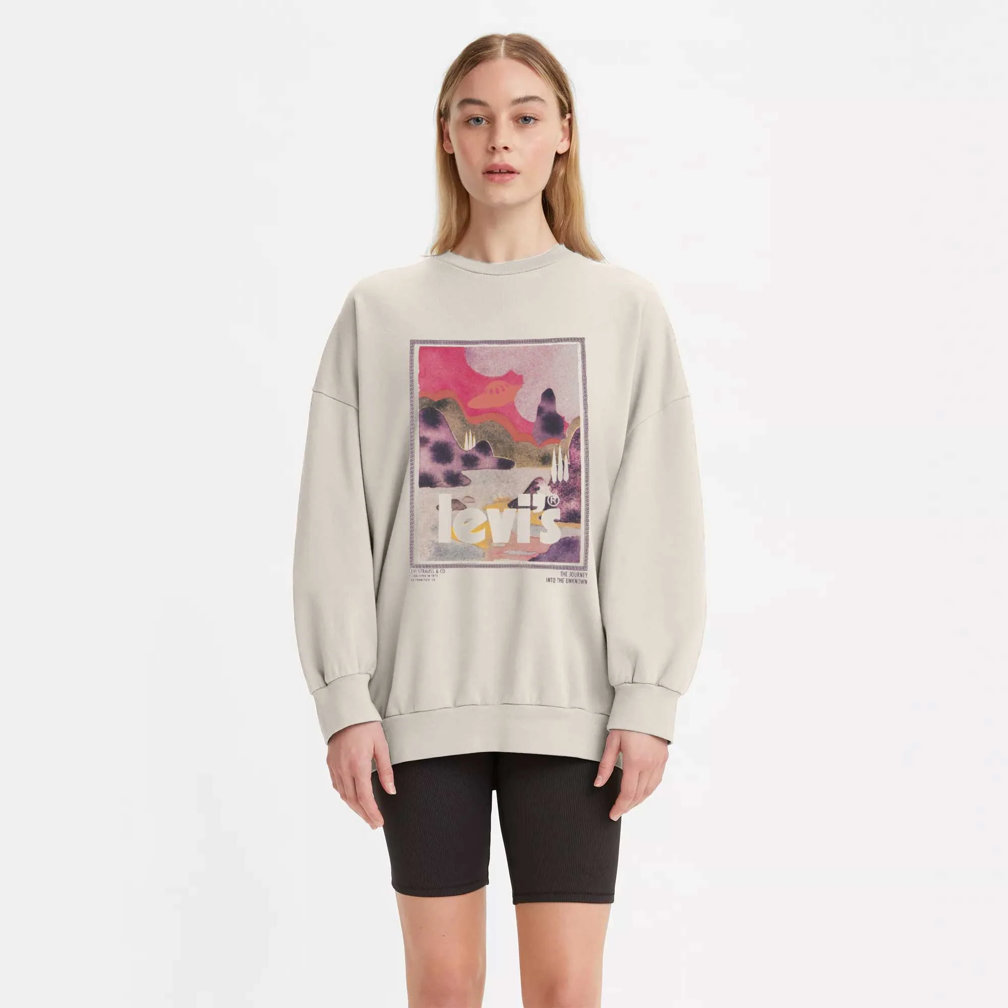 Levi's Womens Graphic Prism Crew - Image 2