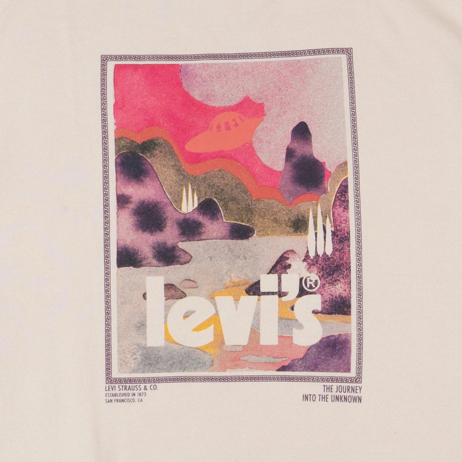 Levi's Womens Graphic Prism Crew - Image 3