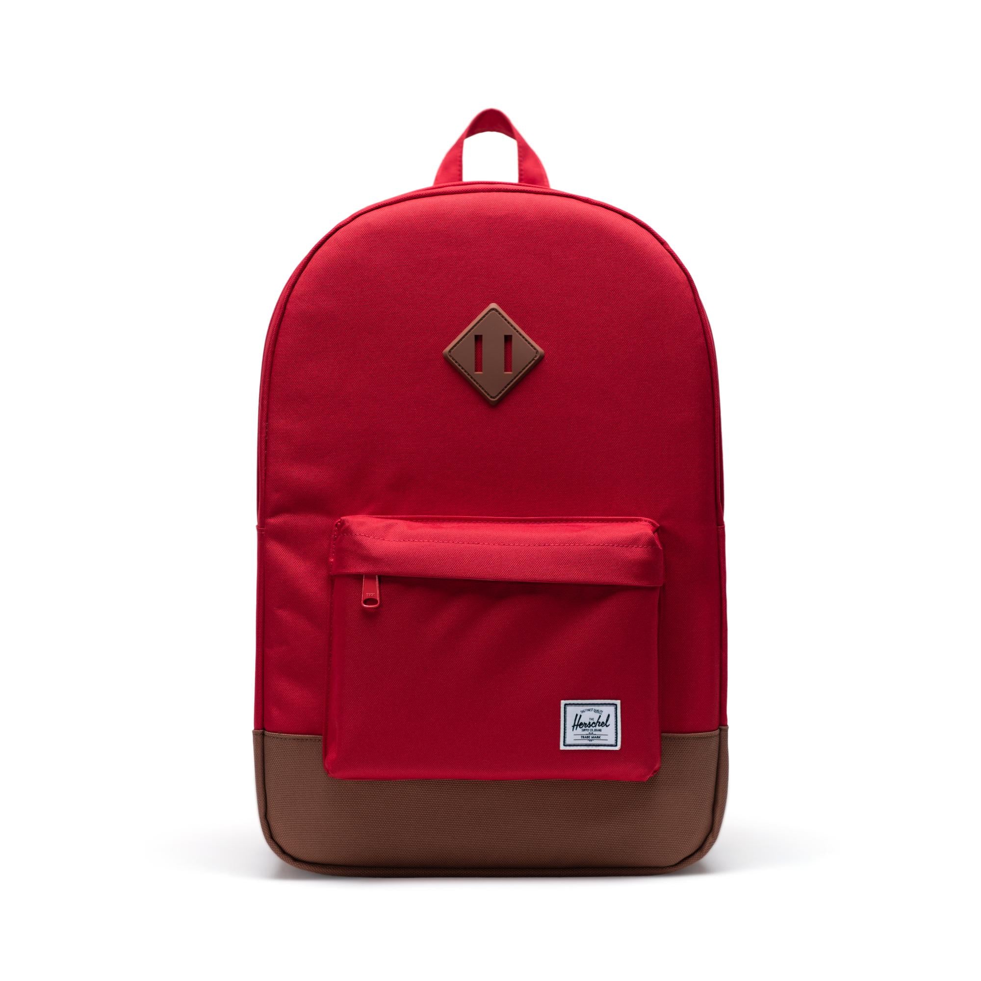 Herschel Heritage Backpack, red/saddle brown