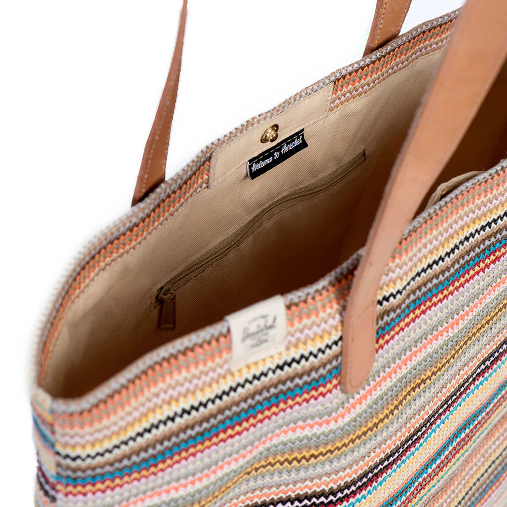 Herschel Auden Tote, Straw Daybreak - Image 3