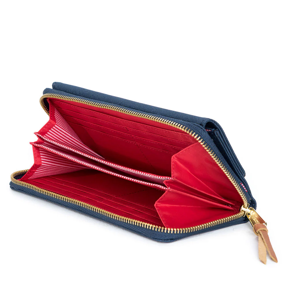 Herschel Avenue Wallet, 600D Poly Navy - Image 3