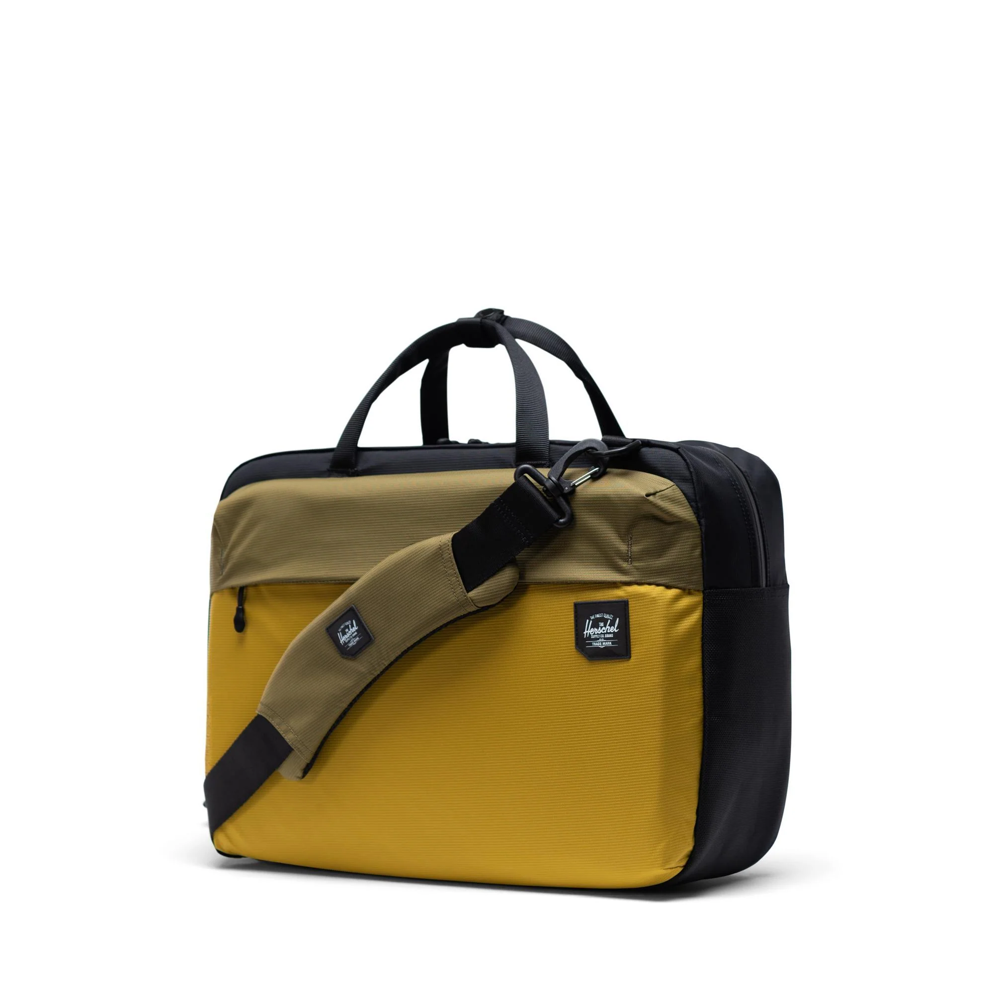 Herschel Britannia Trail messenger bag, Khaki Green/Arrowwood/Black - Image 2