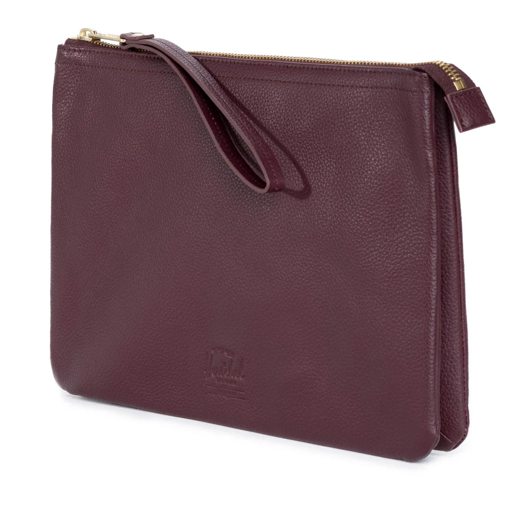 Herschel Casey XL Leather Bag - Oxblood - Image 3