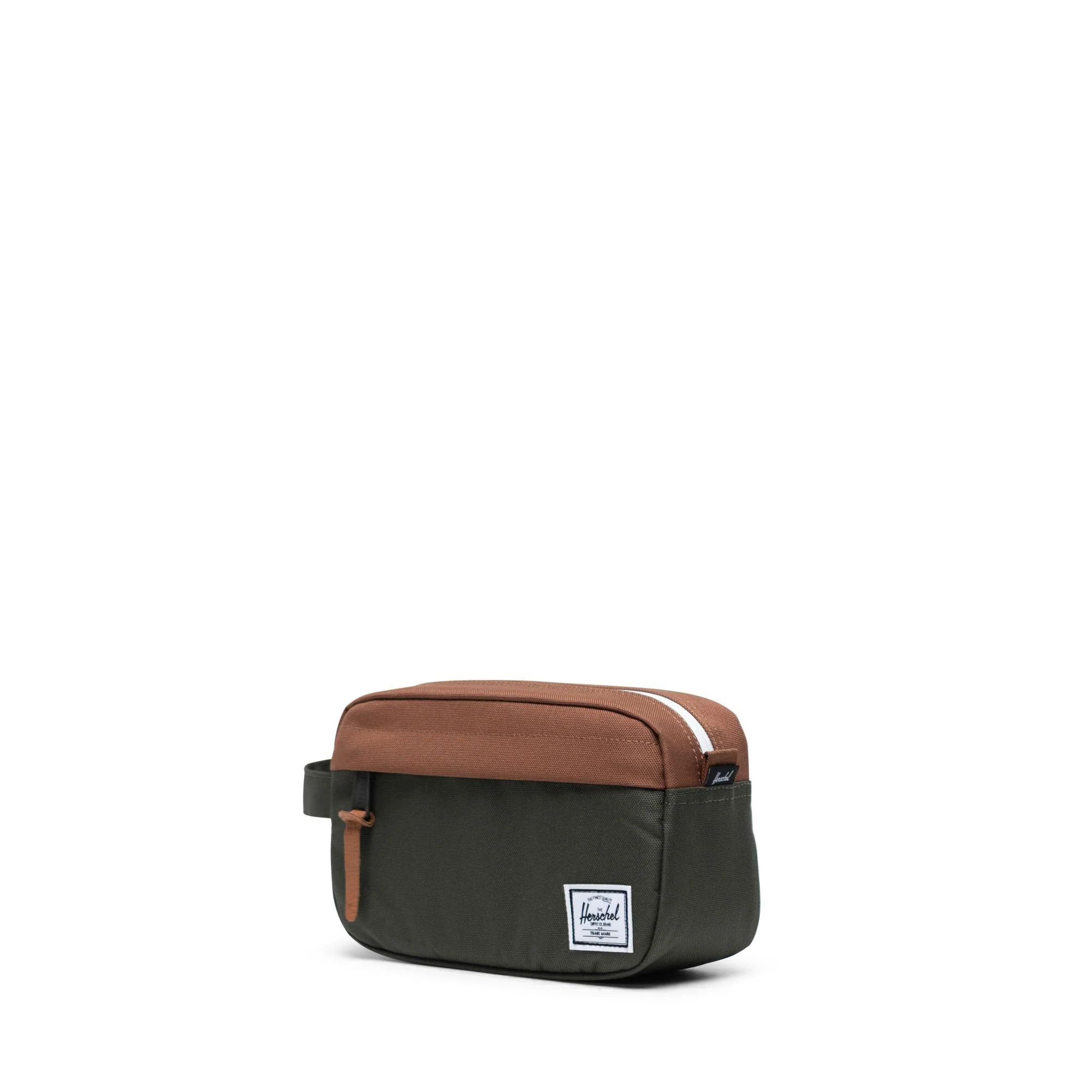Herschel Chapter Carry On travel kit, dark olive/saddle - Image 2