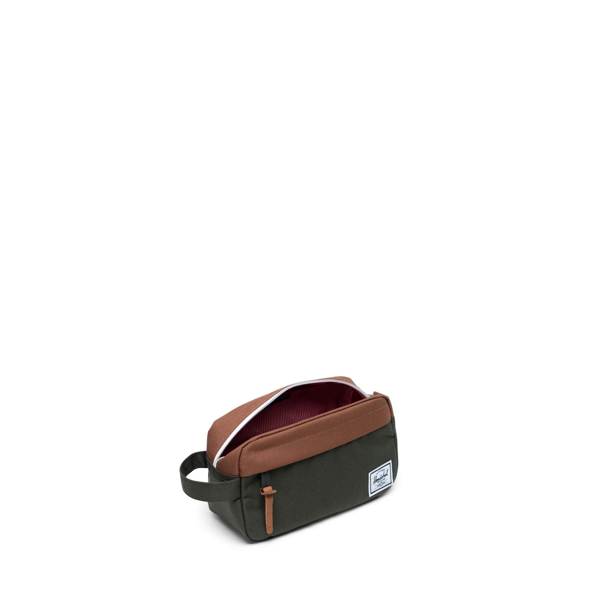 Herschel Chapter Carry On travel kit, dark olive/saddle - Image 3