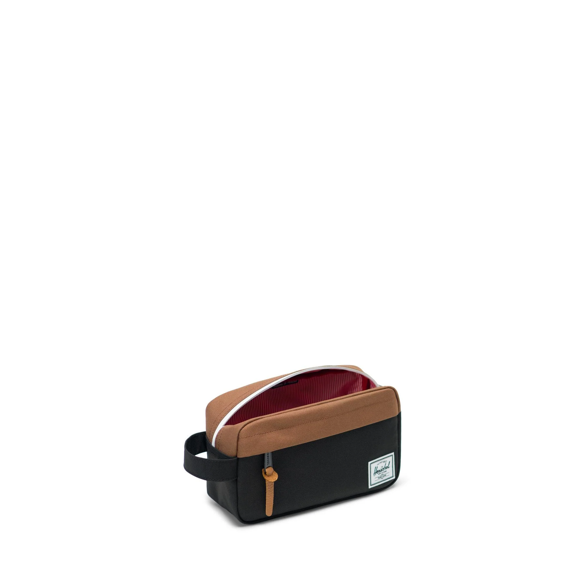 Herschel Chapter dopp kit, black/saddle brown - Image 3
