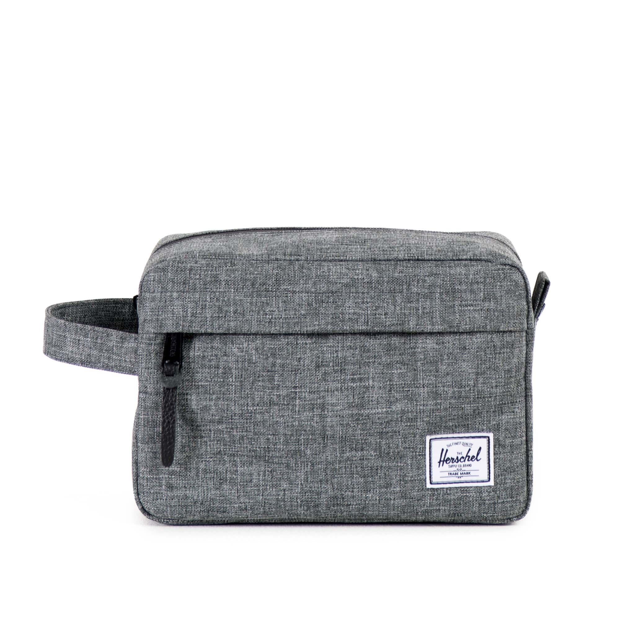 Herschel Chapter Travel Kit, Raven Crosshatch