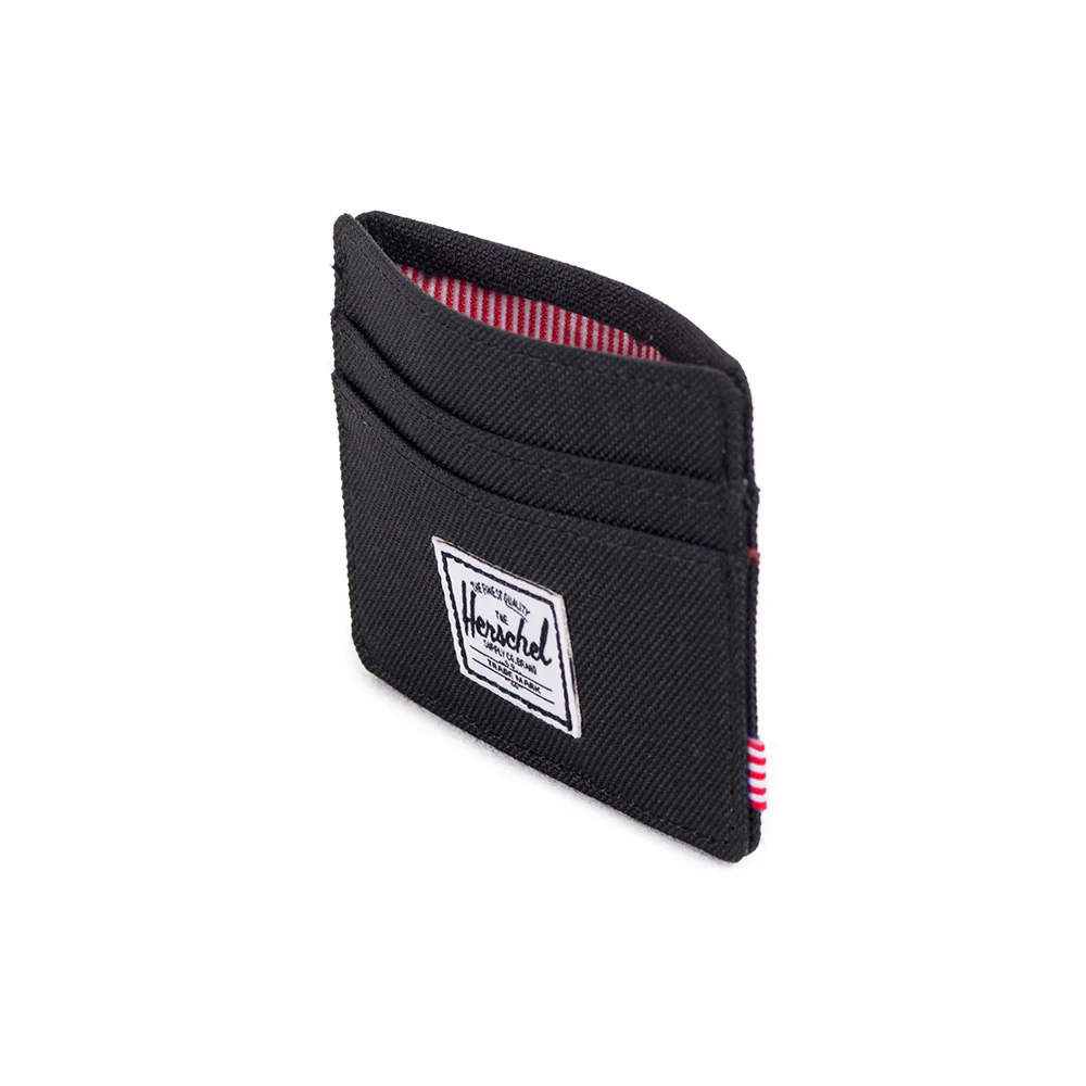 Herschel Charlie Nylon Wallet, Black - Image 2