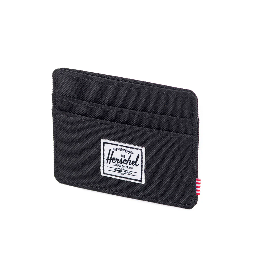 Herschel Charlie Nylon Wallet, Black - Image 3