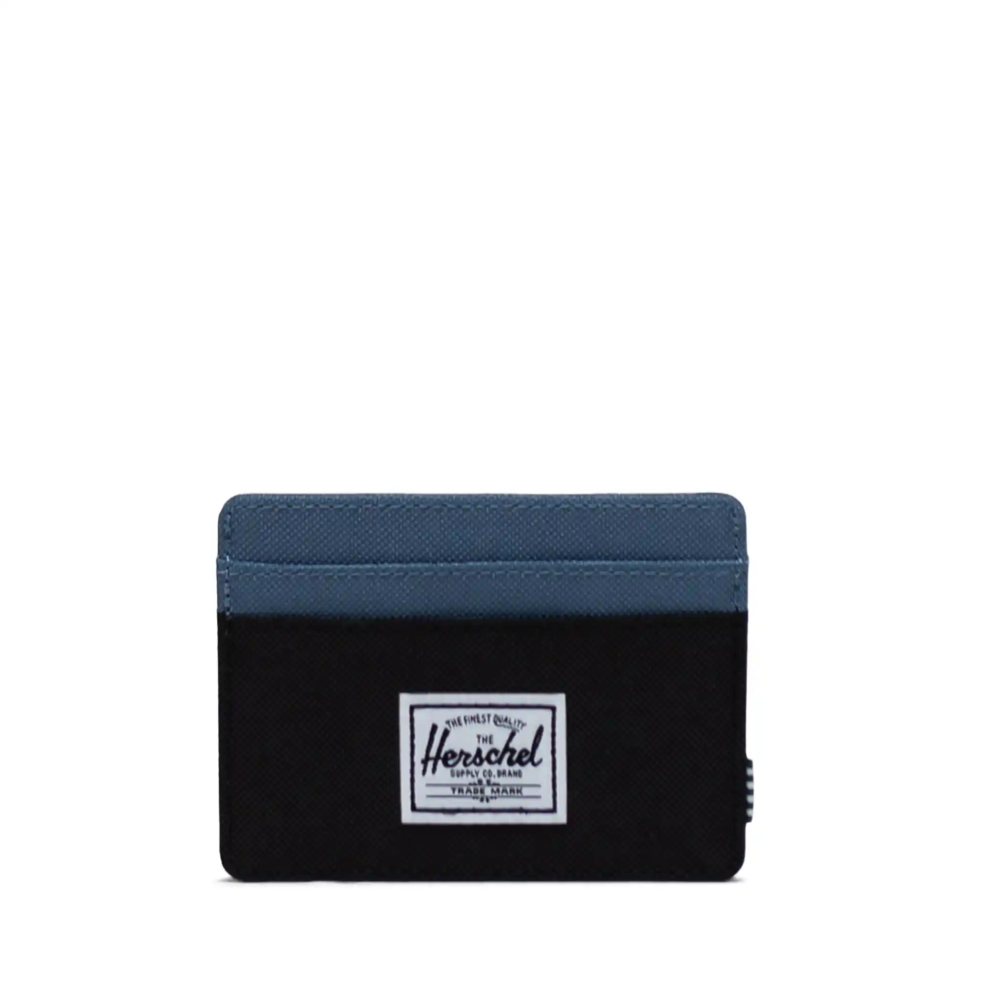 Herschel Charlie RFID wallet, black/copen blue