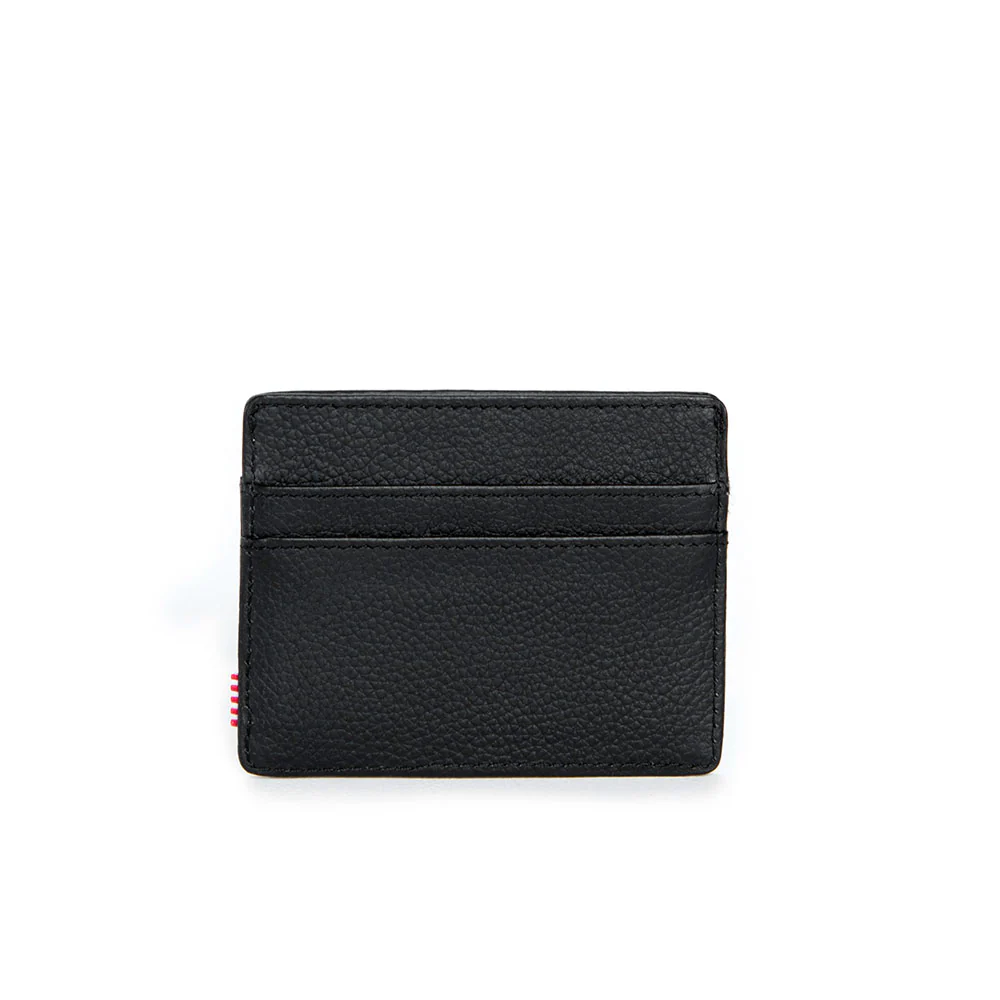 Herschel Charlie Wallet, Black Leather
