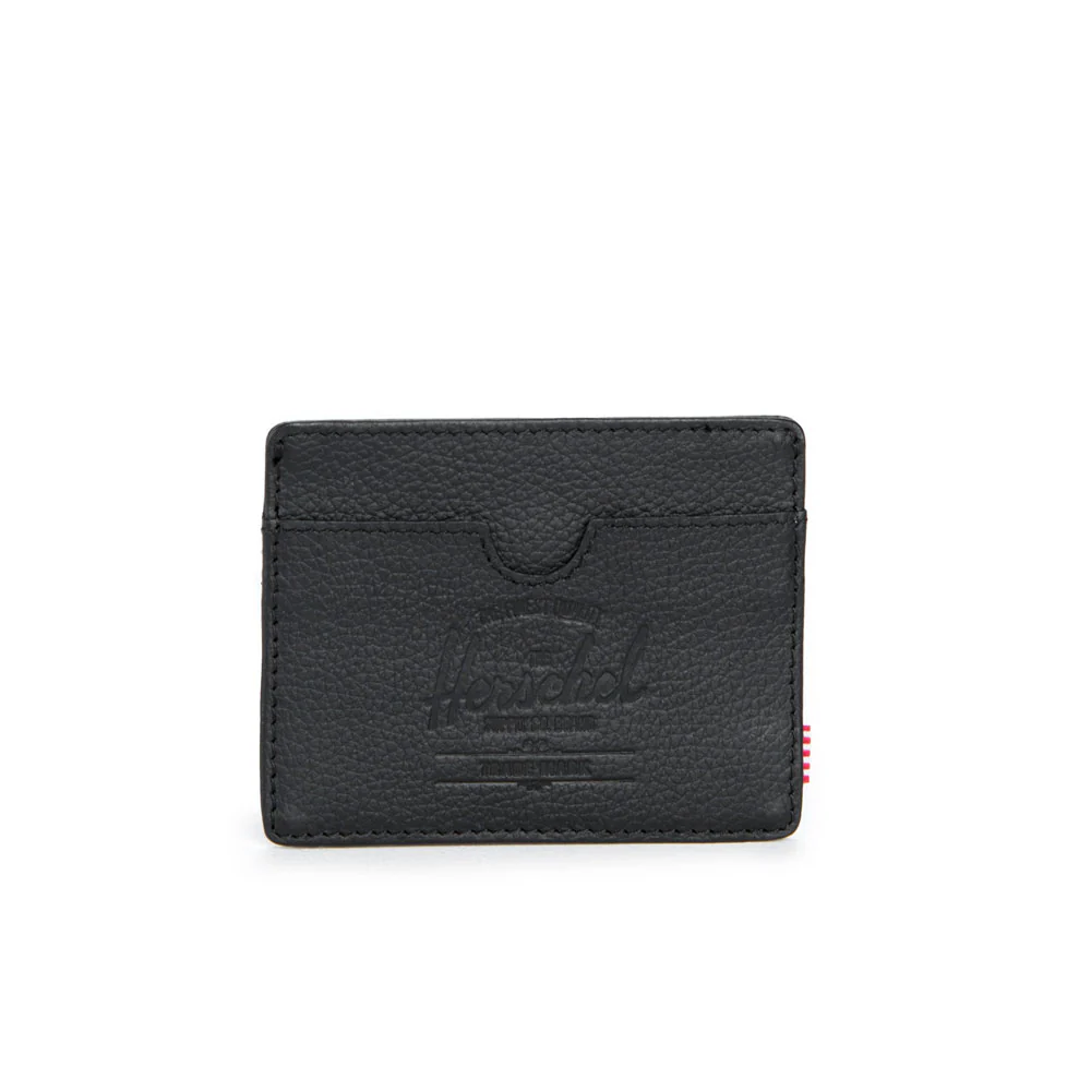 Herschel Charlie Wallet, Black Leather - Image 2