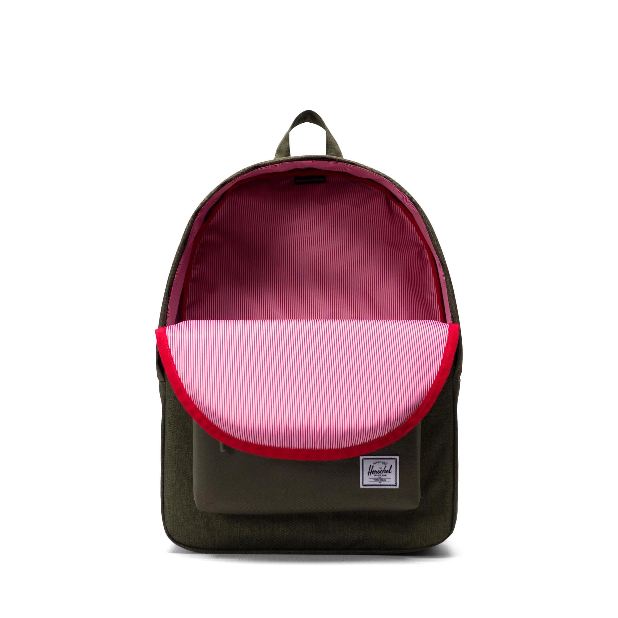 Herschel Classic Backpack - Olive Night Crosshatch/Olive Night - Image 2