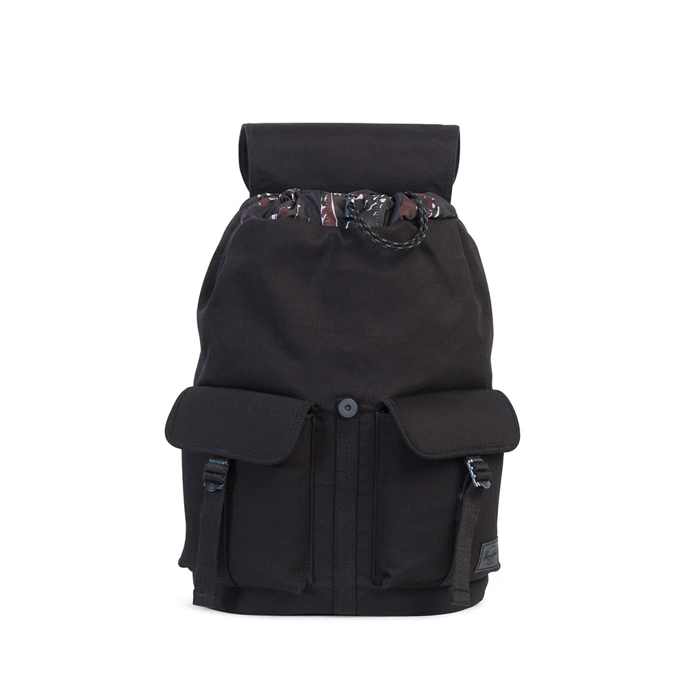 Herschel Dawson Backpack, Cotton Twill Black - Image 4
