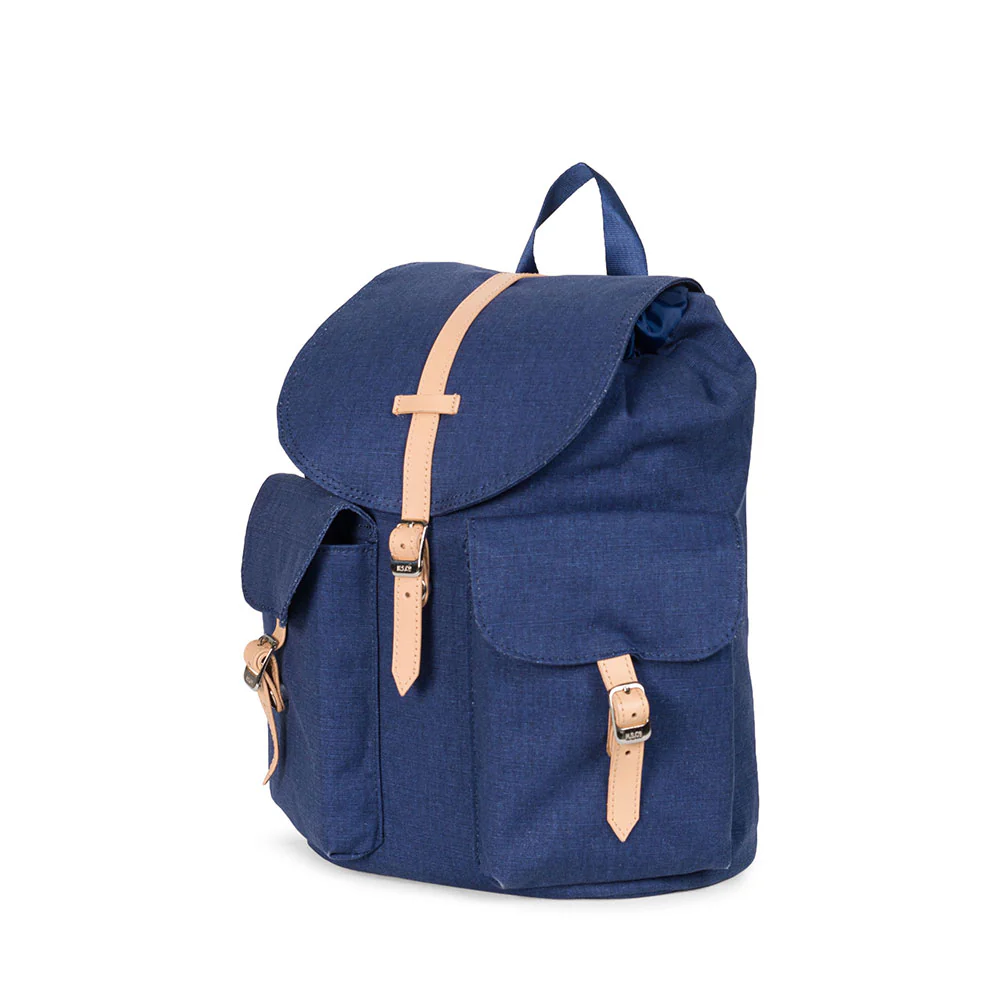 Herschel Dawson Backpack - Washed Denim/Veggie Tan Leather - Image 3