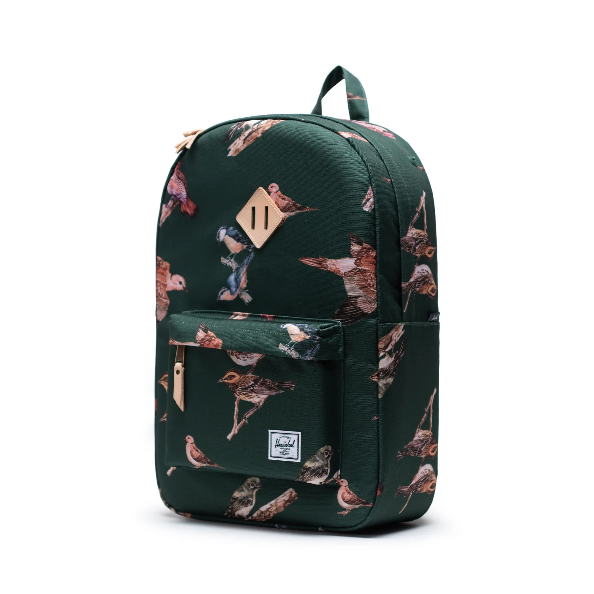 Herschel Heritage Backpack - Birds of Herschel, dark green - Image 3