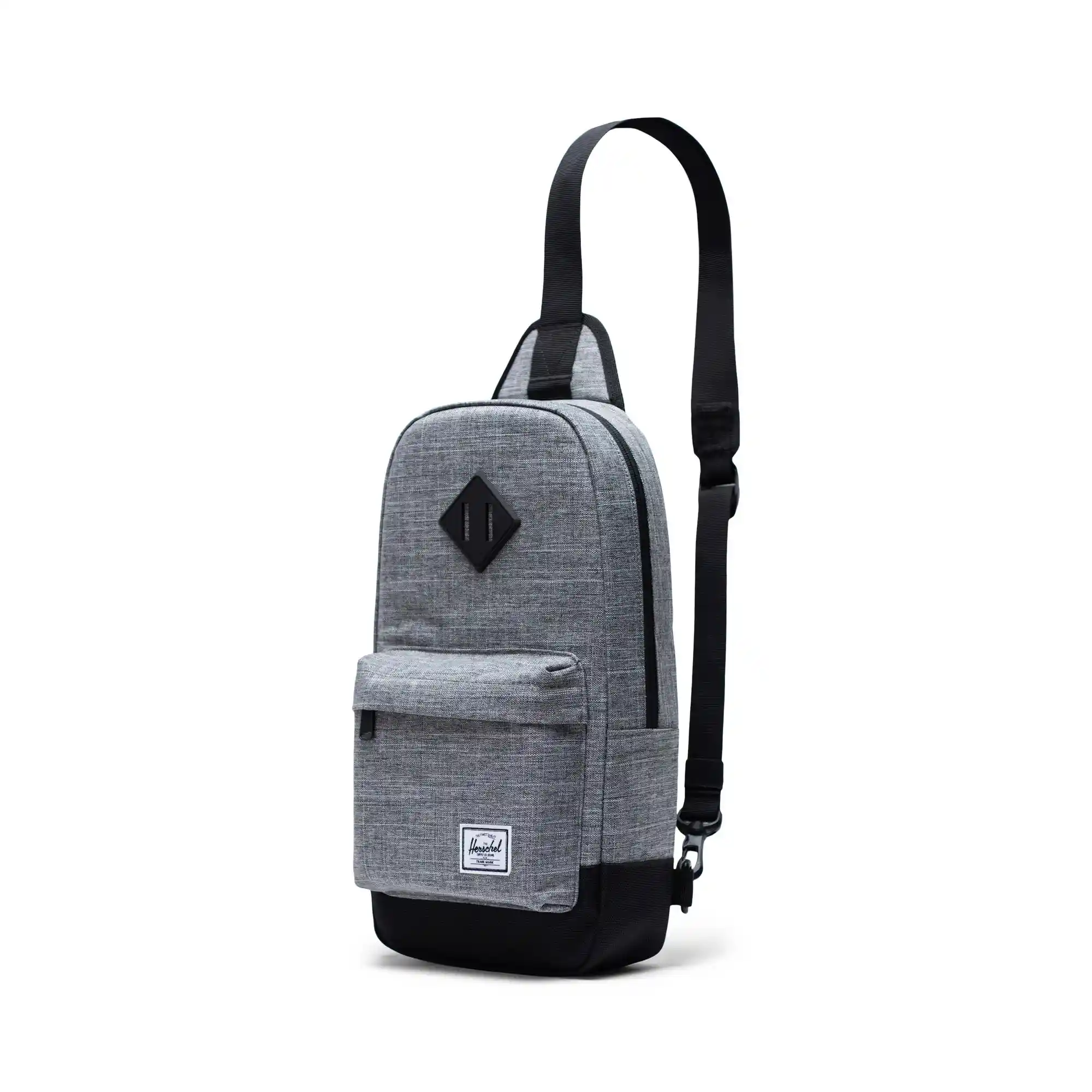 Herschel Heritage Shoulder Bag, raven crosshatch 2 - Image 3