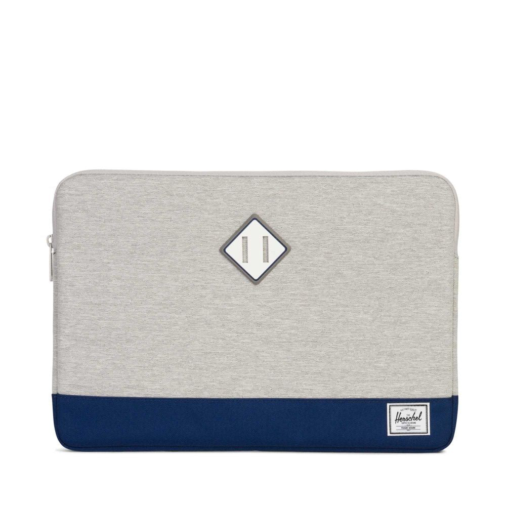 Herschel Heritage Sleeve 13"- Light Grey Crosshatch/Blueprint/White