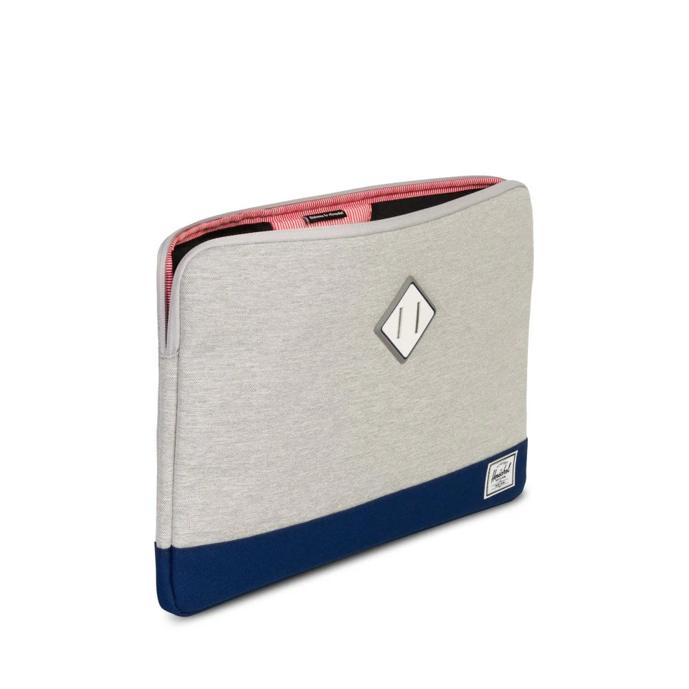 Herschel Heritage Sleeve 13"- Light Grey Crosshatch/Blueprint/White - Image 2