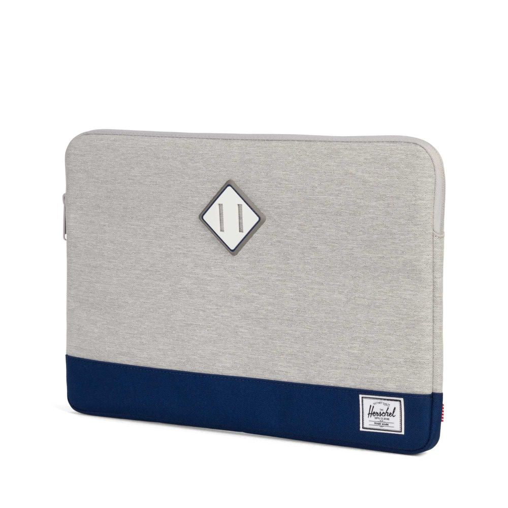 Herschel Heritage Sleeve 13"- Light Grey Crosshatch/Blueprint/White - Image 3