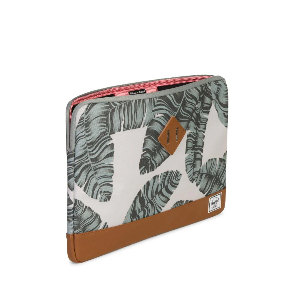 Herschel Heritage Sleeve 13"- Silver Birch Palm/Tan - Image 2
