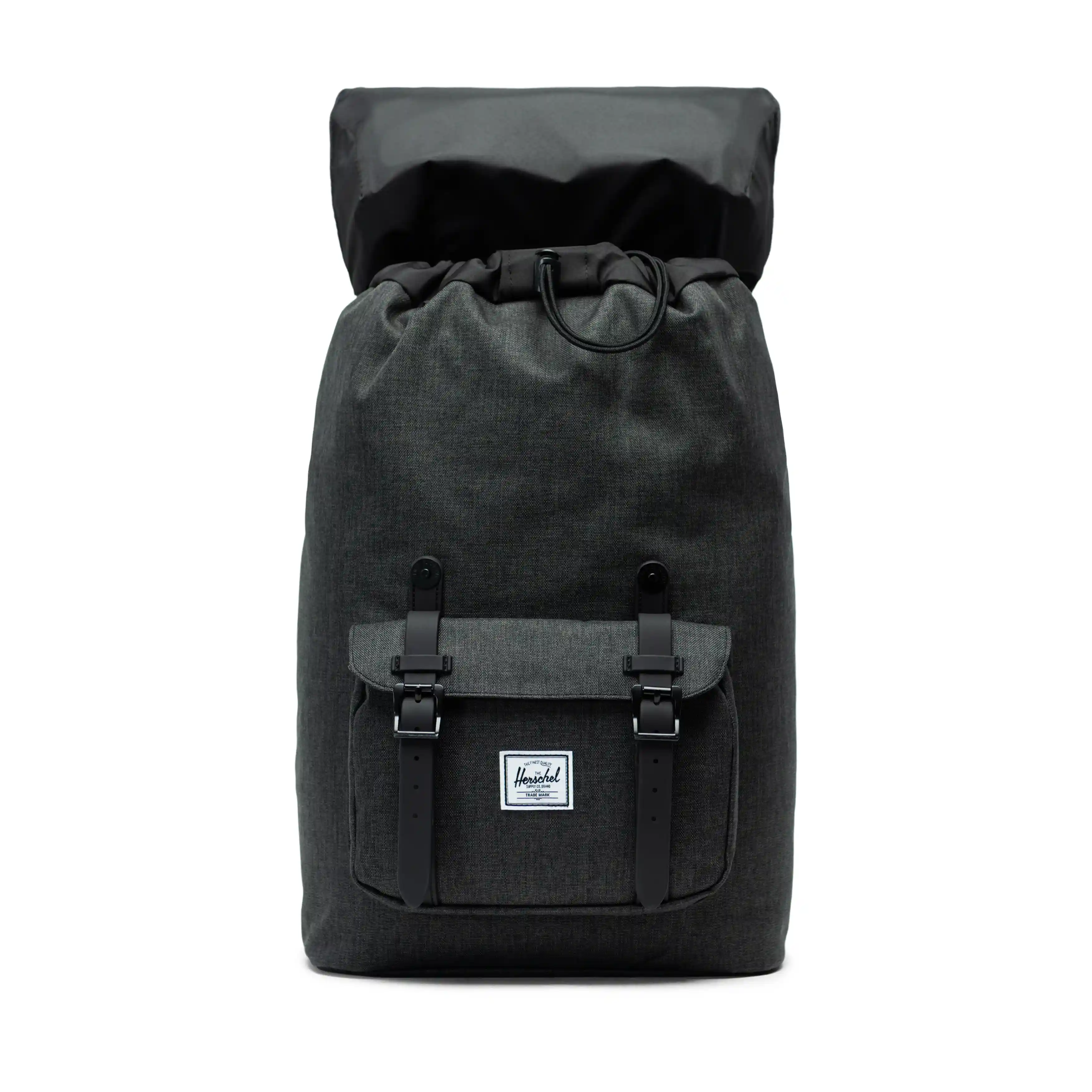 Herschel Little America Mid-Volume, black crosshatch/black - Image 2