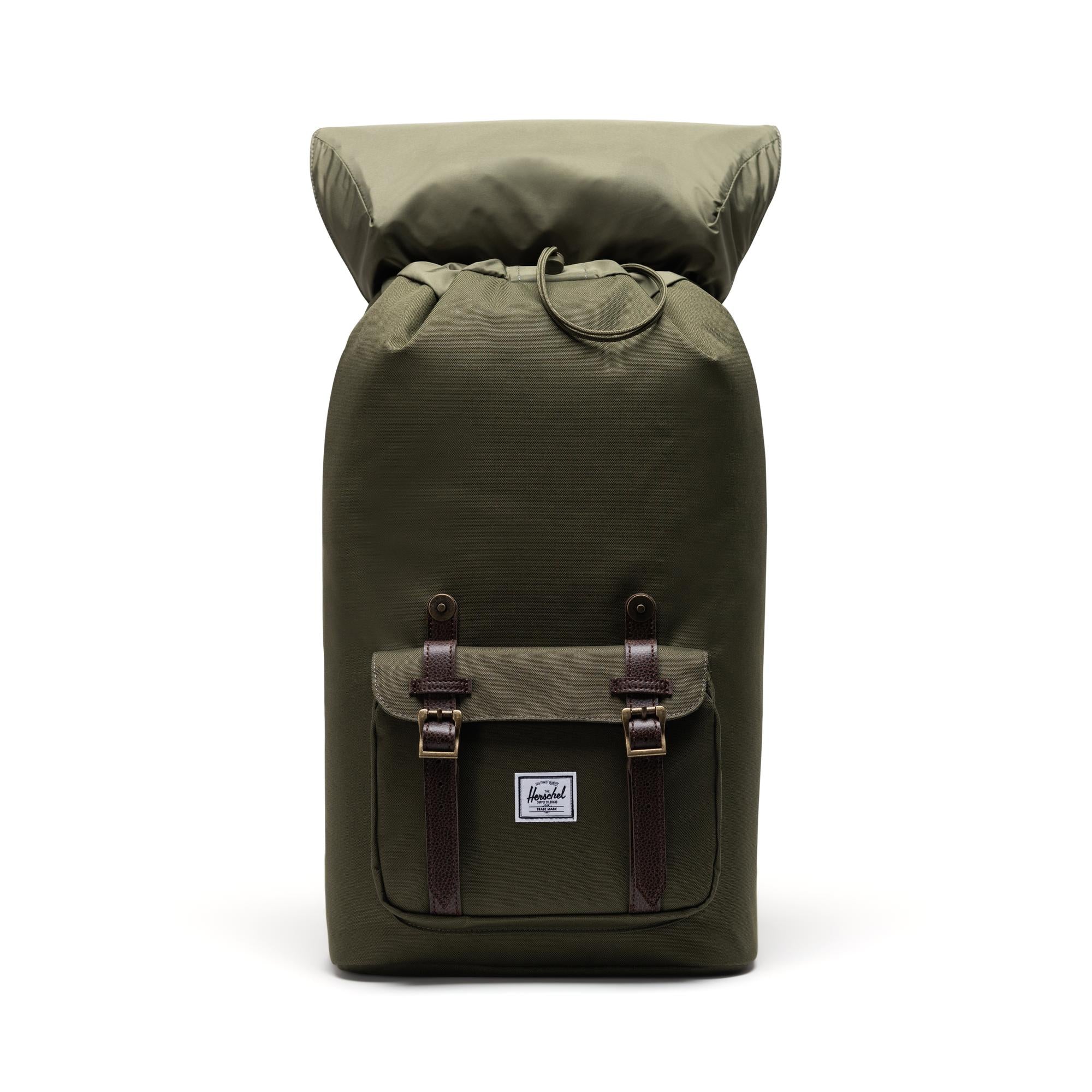 Herschel Little America, ivy green/chicory coffee - Image 3