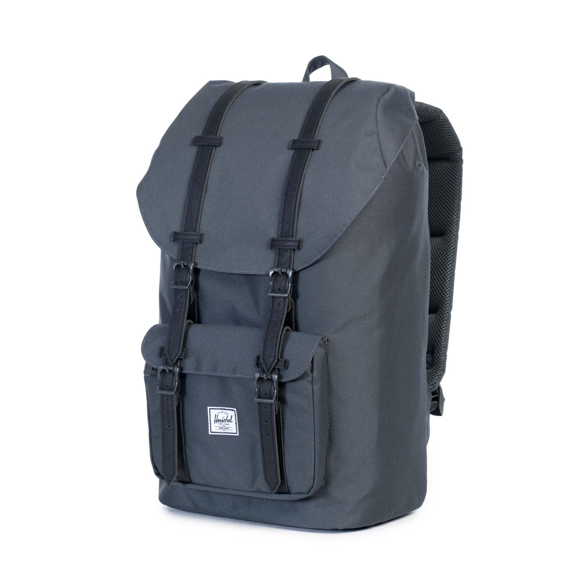Herschel Little America Backpack, Dark Shadow - Image 2