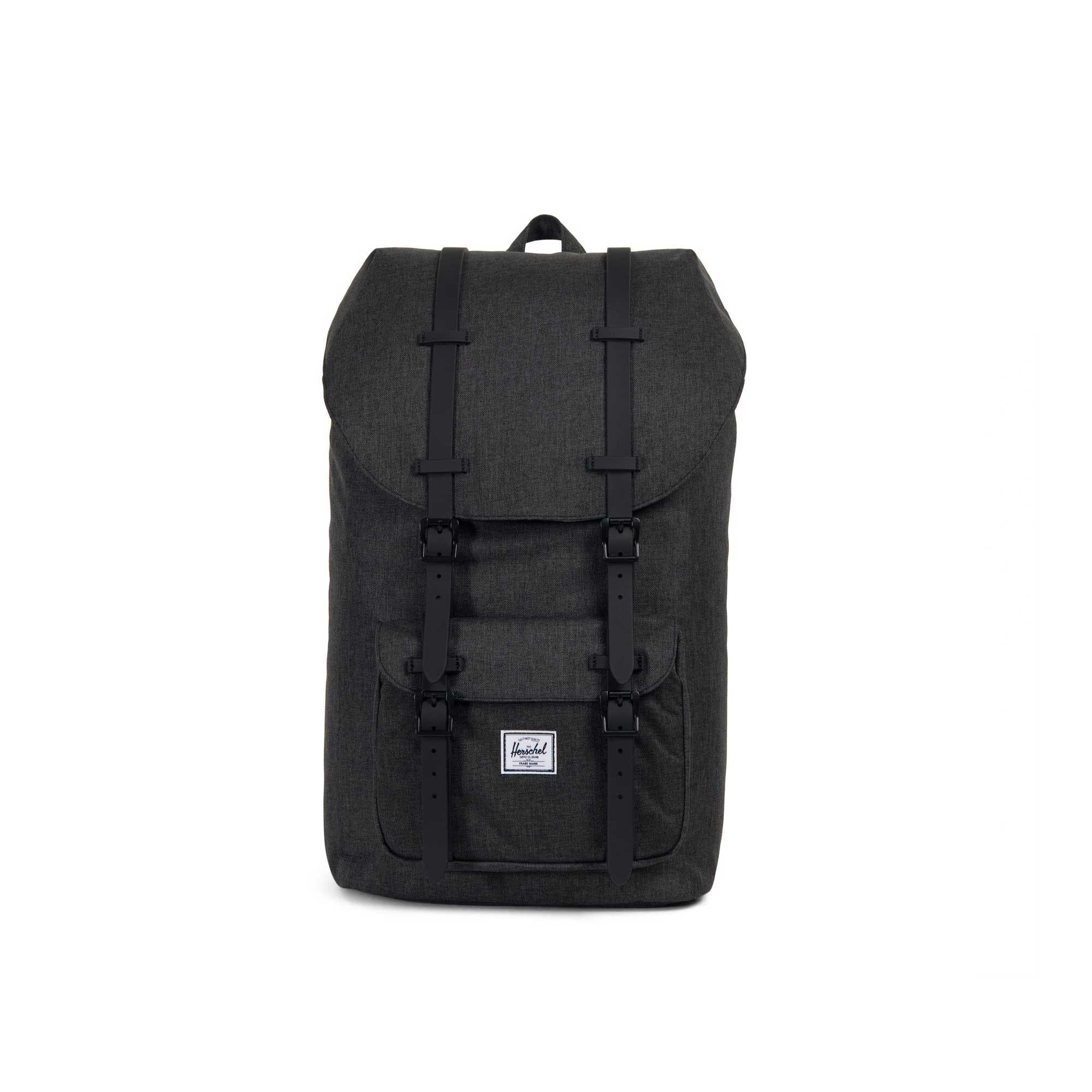 Herschel Little America Backpack, black crosshatch