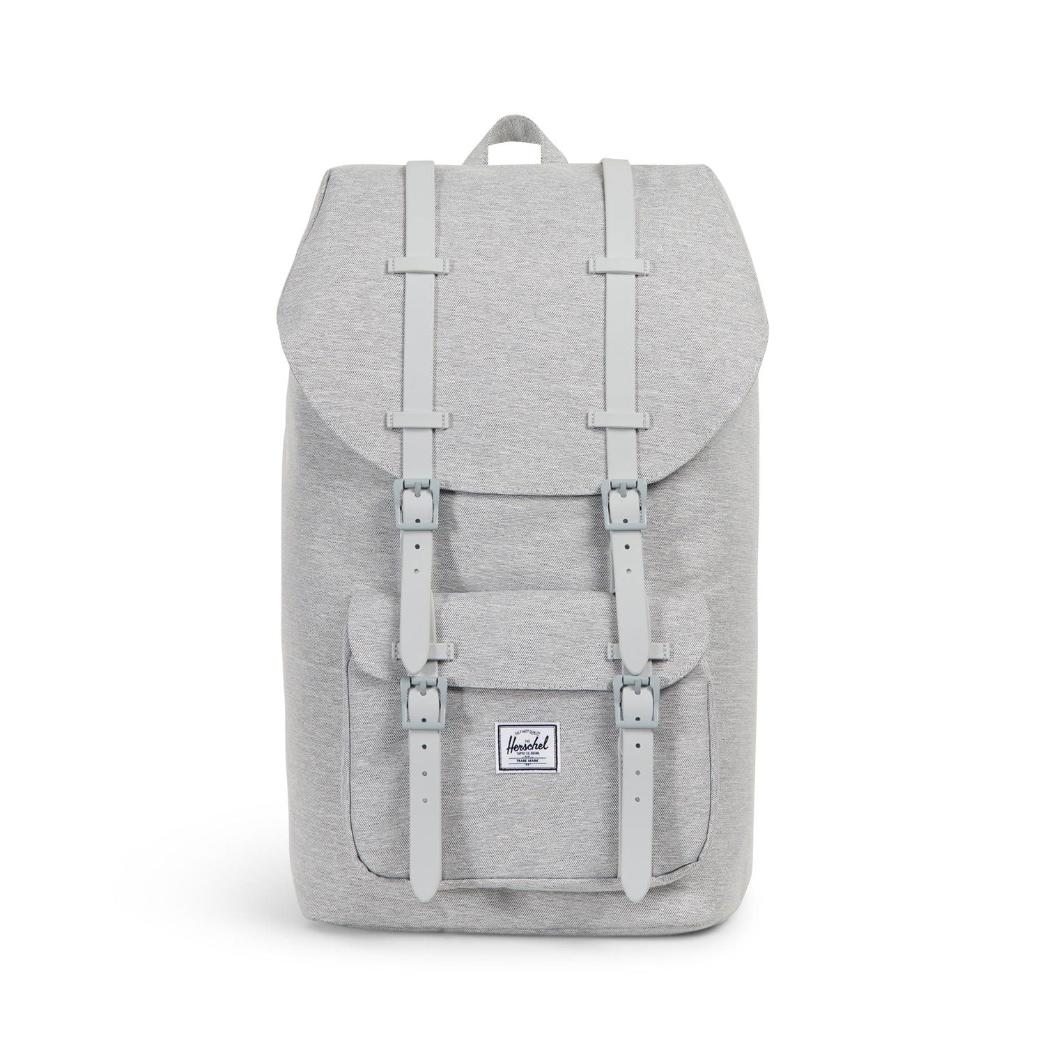Herschel Little America Backpack, light grey crosshatch/grey